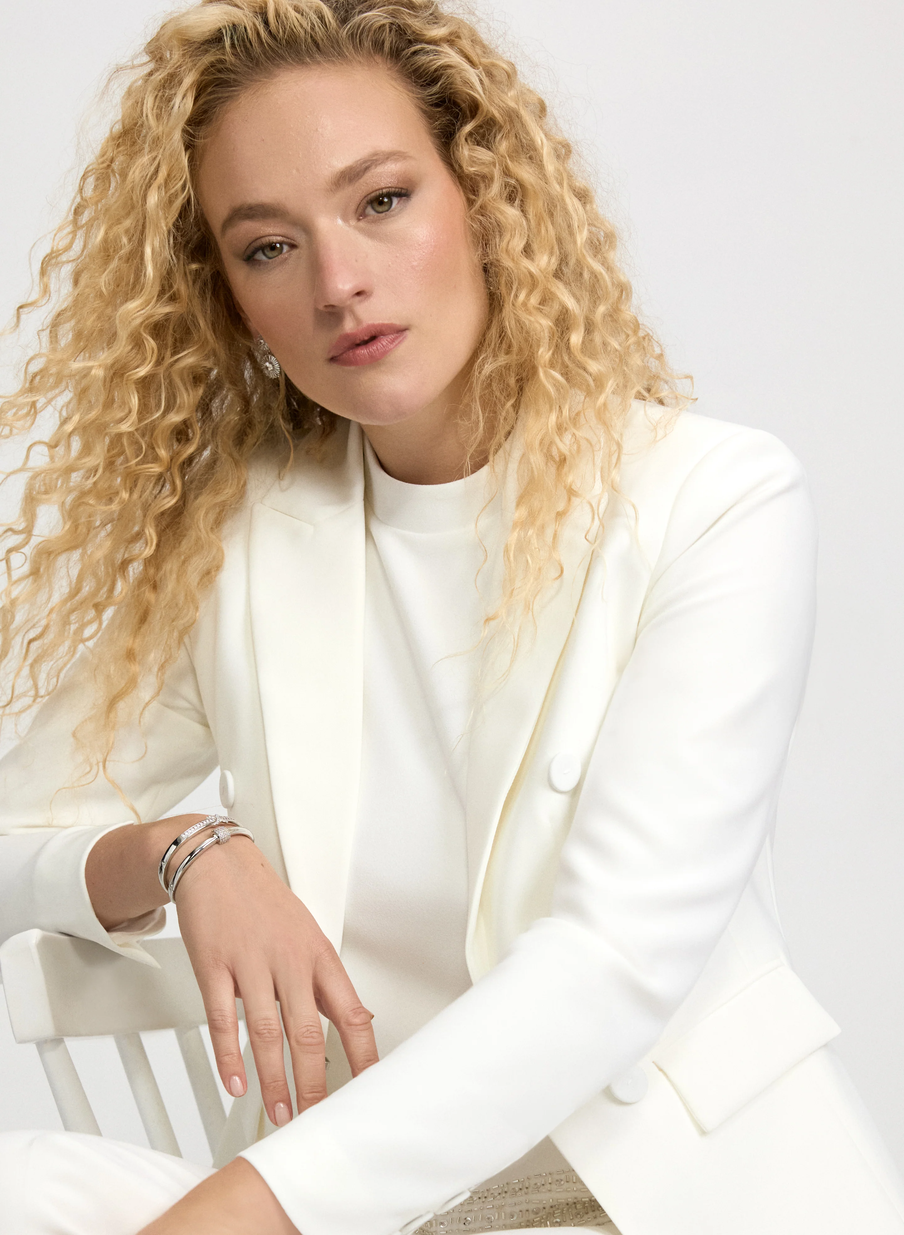 Peaked Lapel Blazer - Image 4