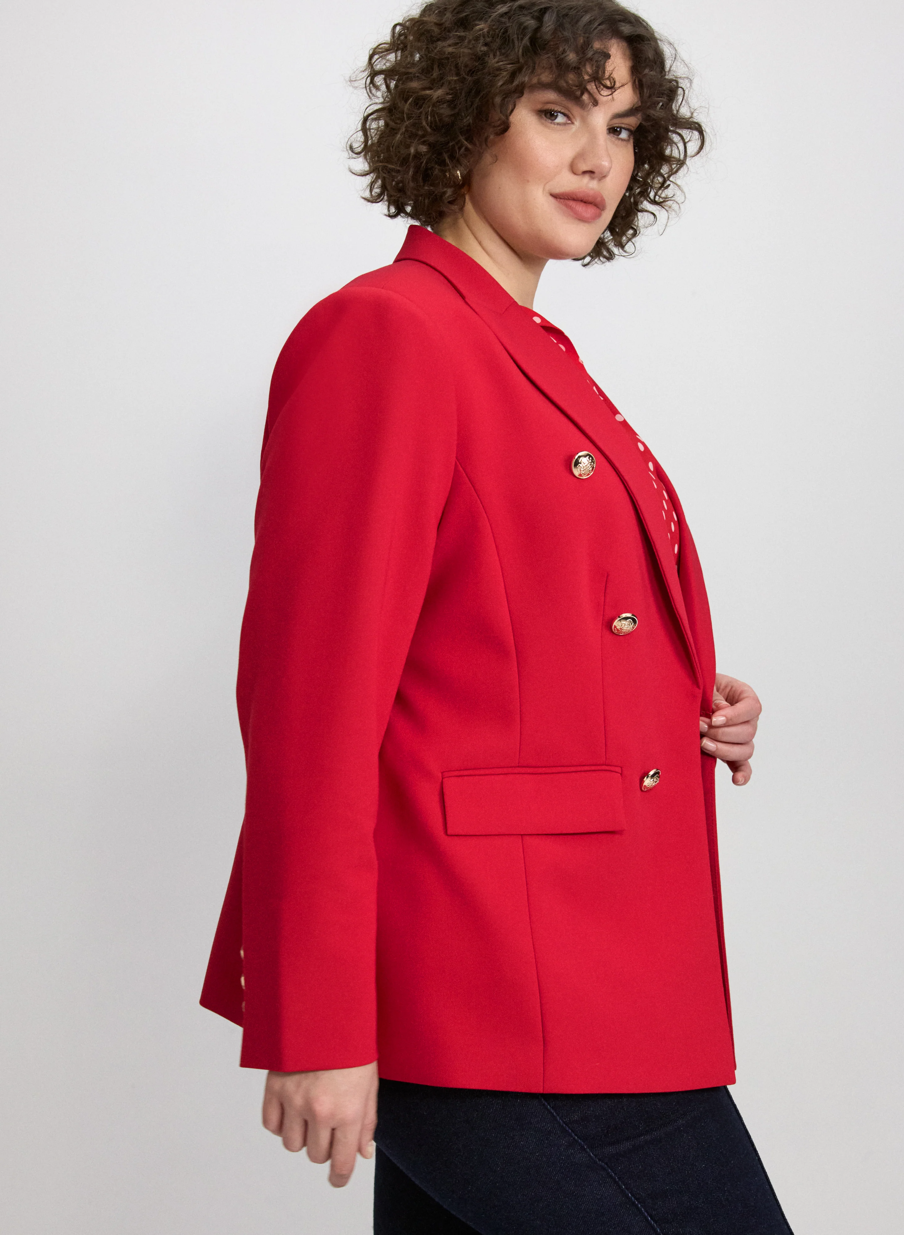 Peaked Lapel Jacket - Image 4