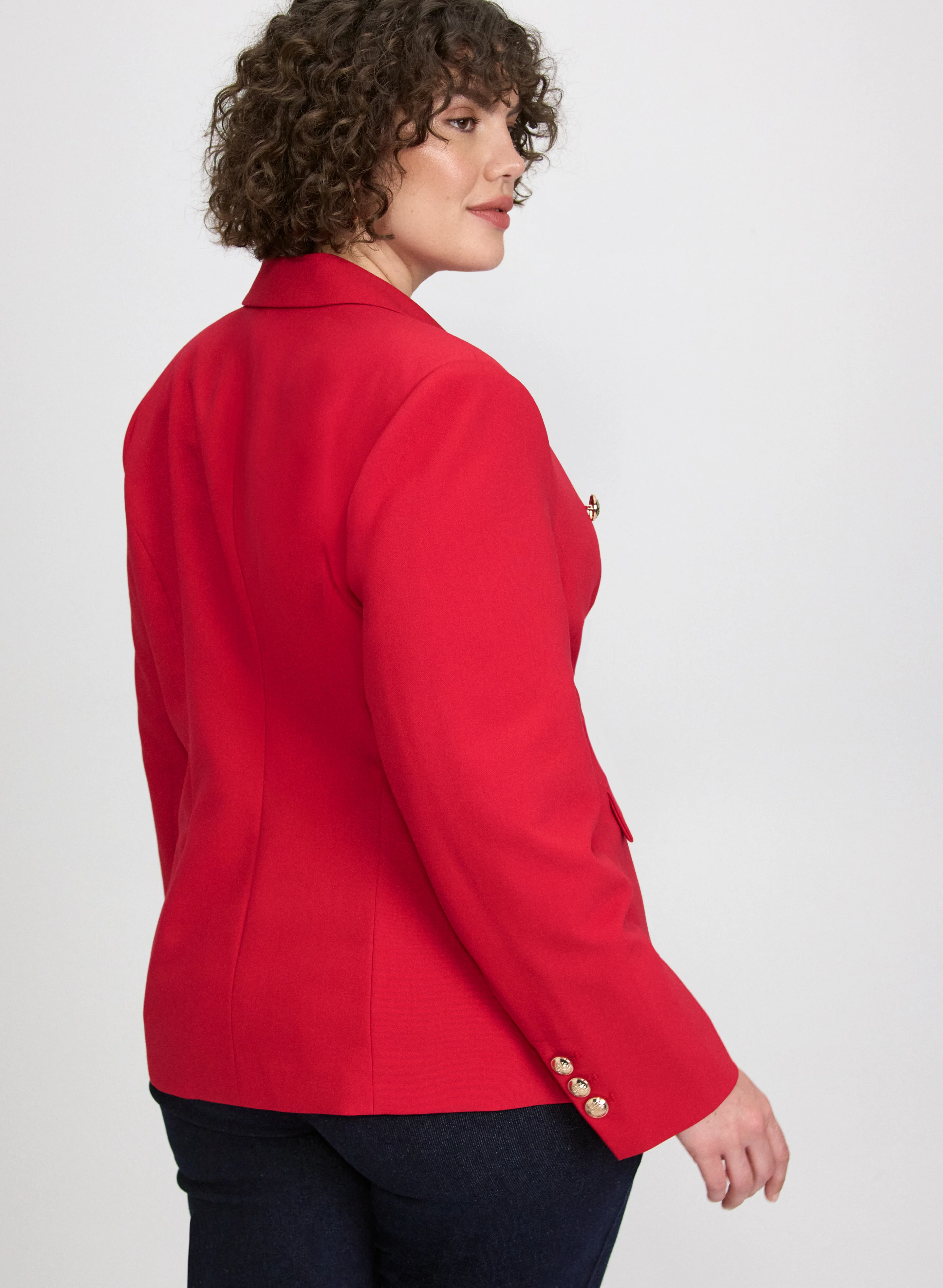 Peaked Lapel Jacket - Image 5