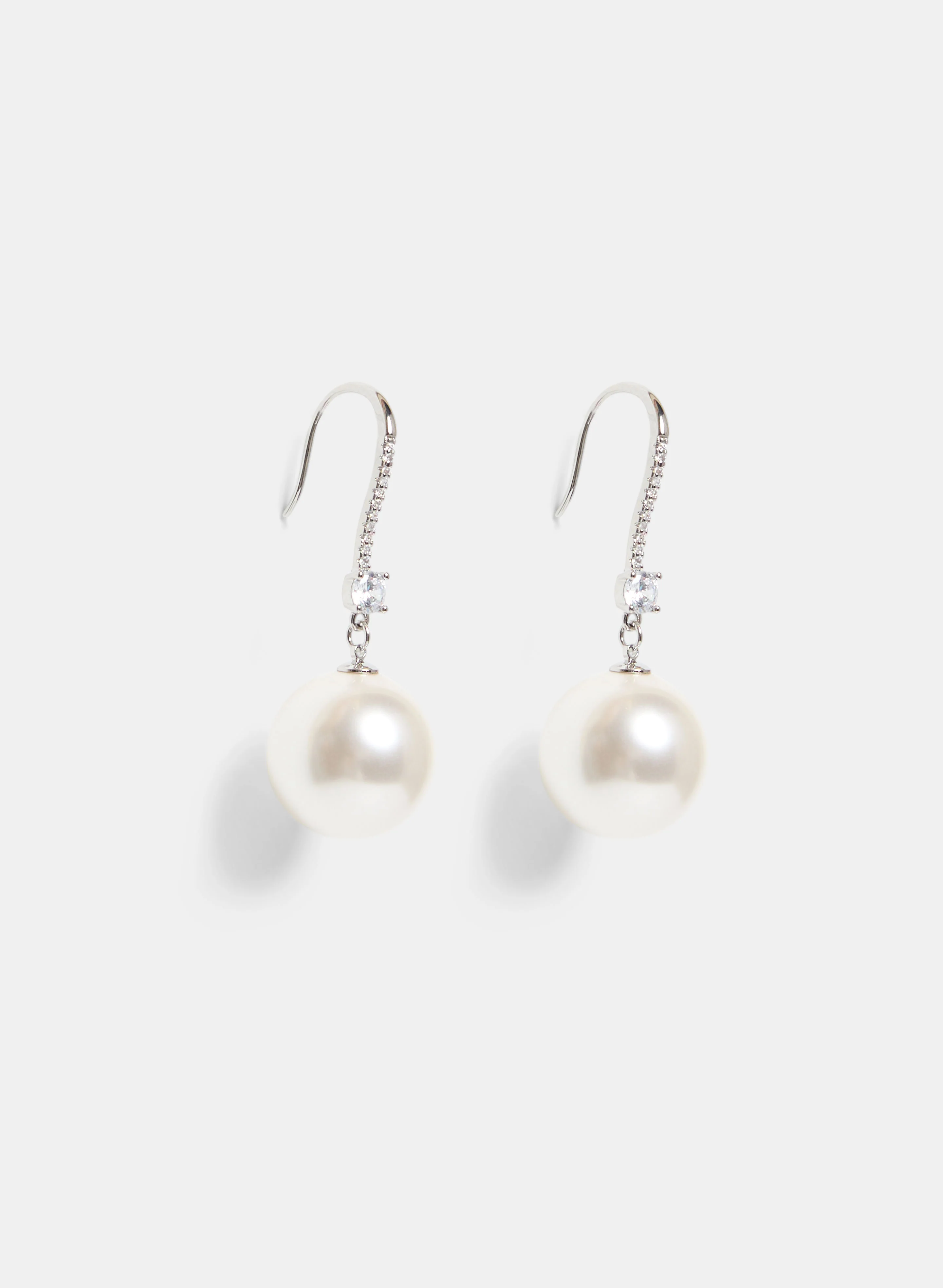 Pearl Drop Earrings - Image 2
