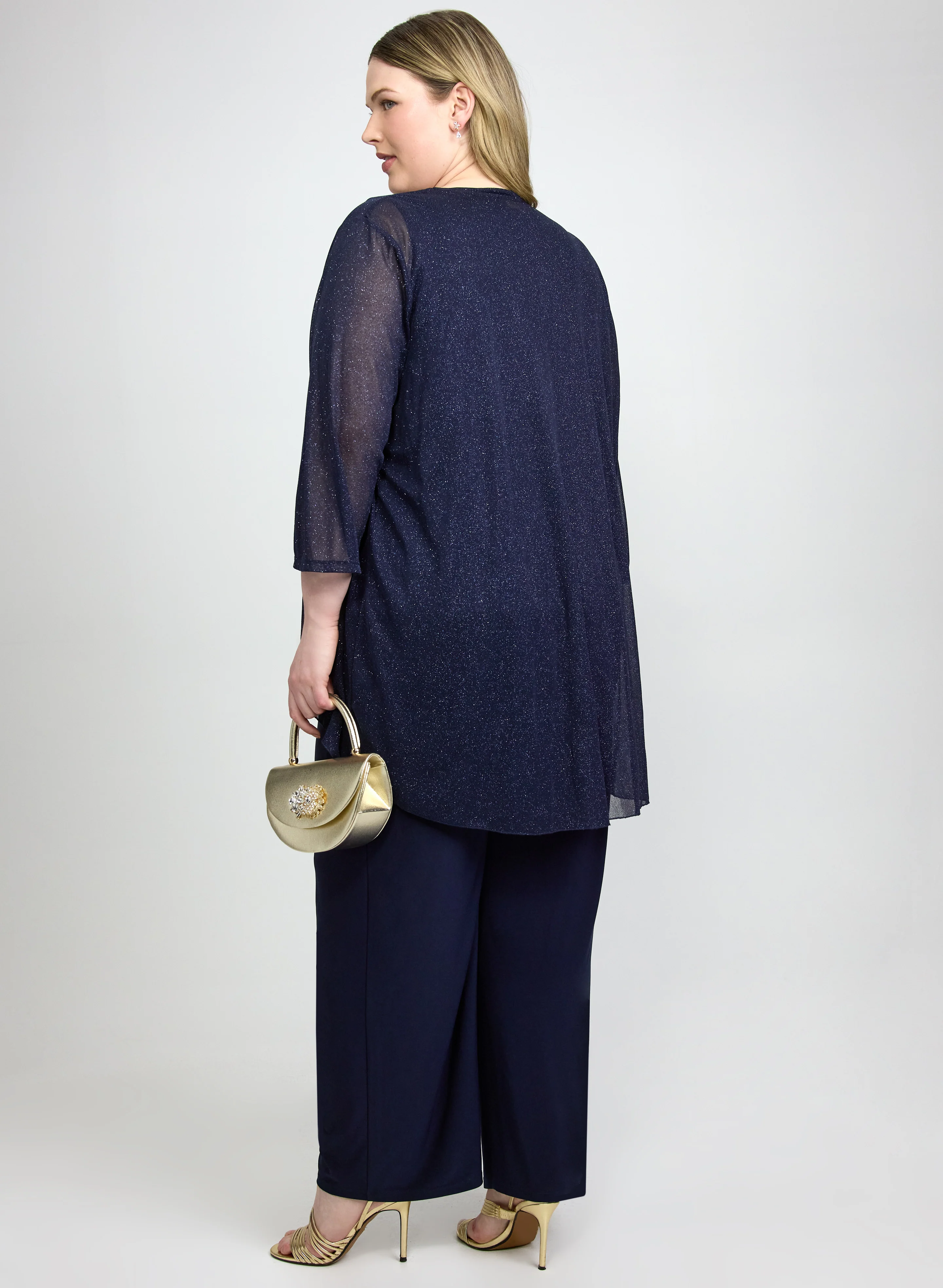 Glitter Jacket, Top & Pants Set - Image 3
