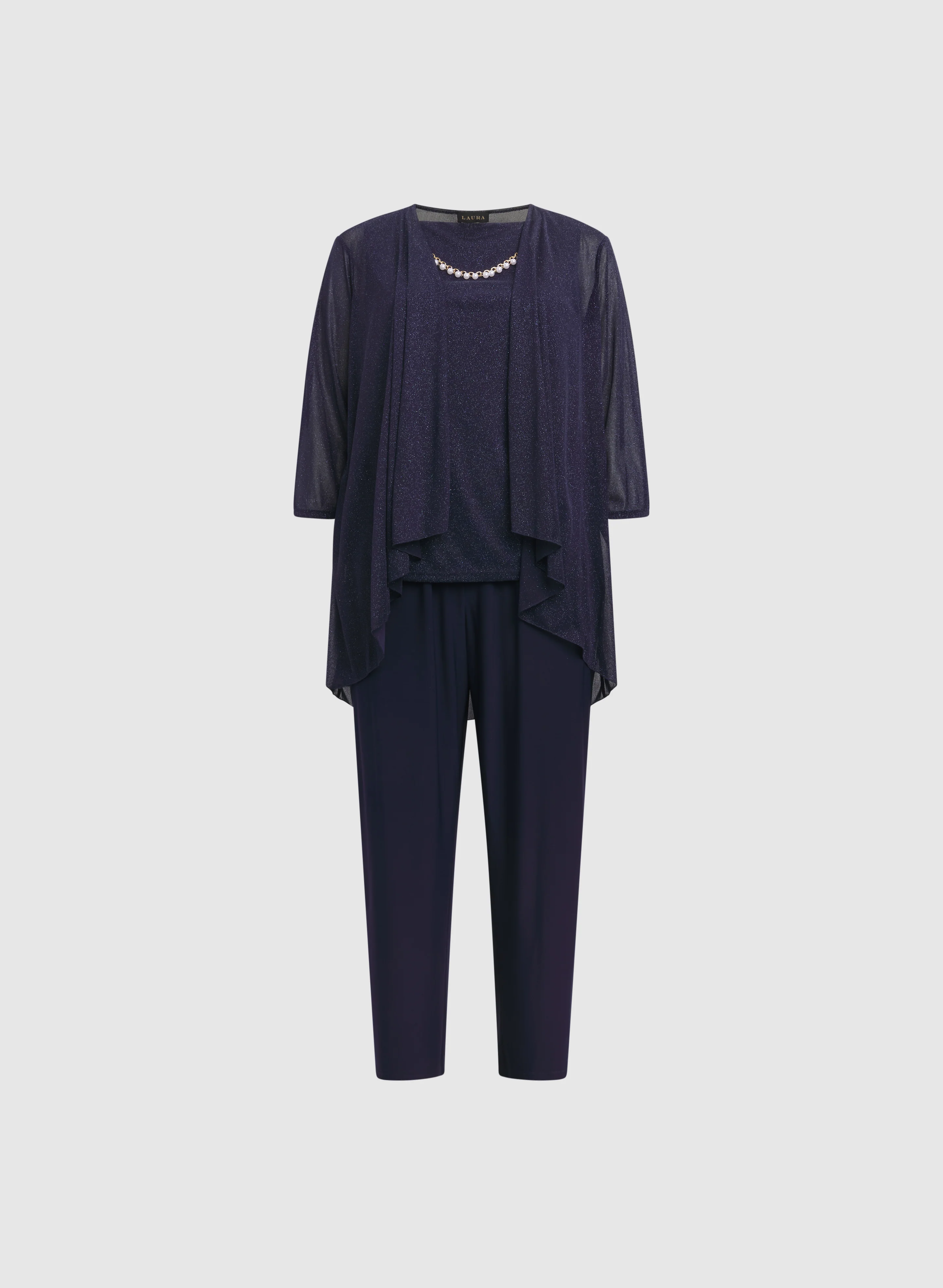 Glitter Jacket, Top & Pants Set - Image 6