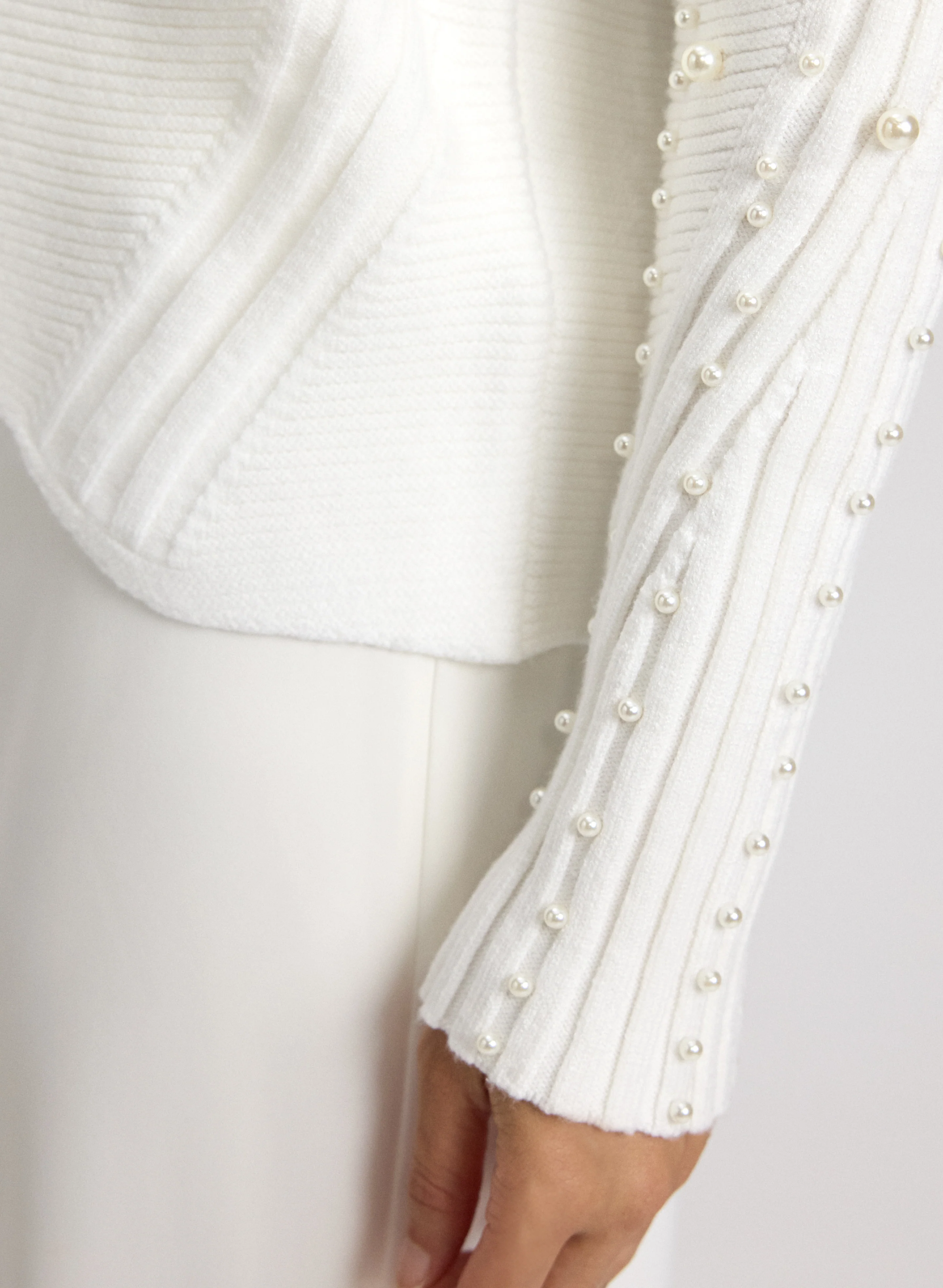 Pearl Embellished Sweater - Image 5