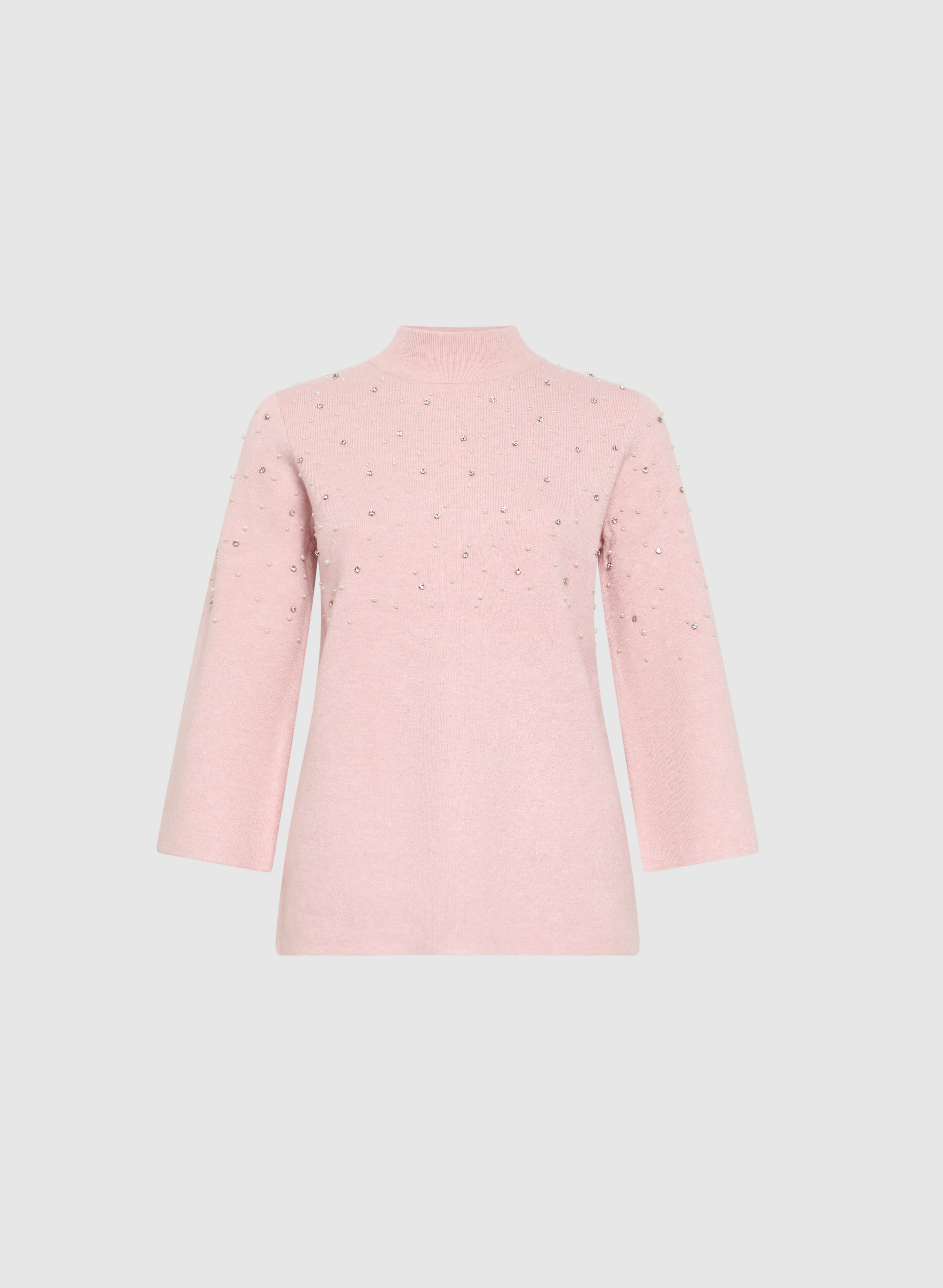 Pearl & Rhinestone Trim Sweater - Image 5