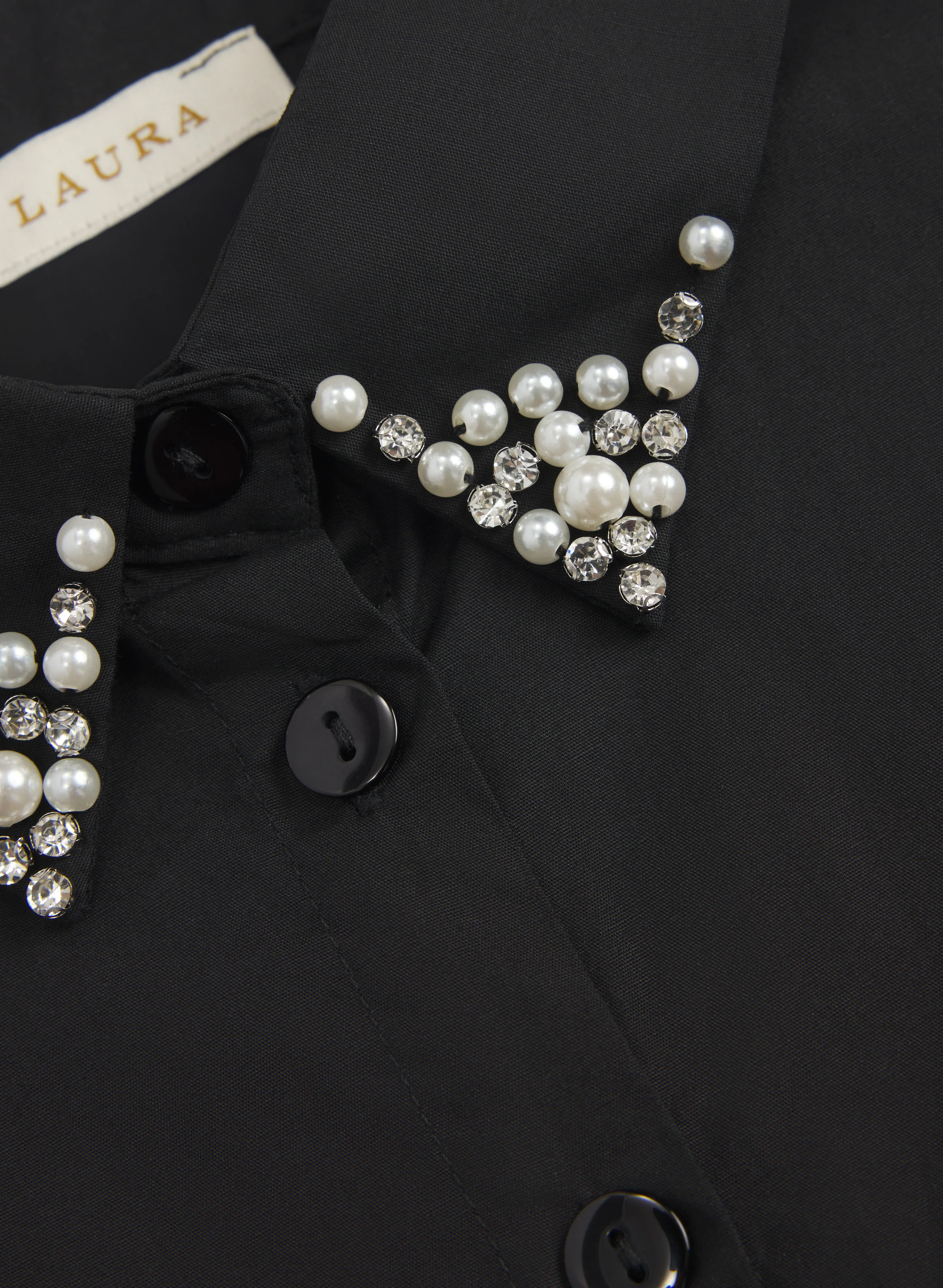 Pearl Tipped Dickie Collar - Image 3
