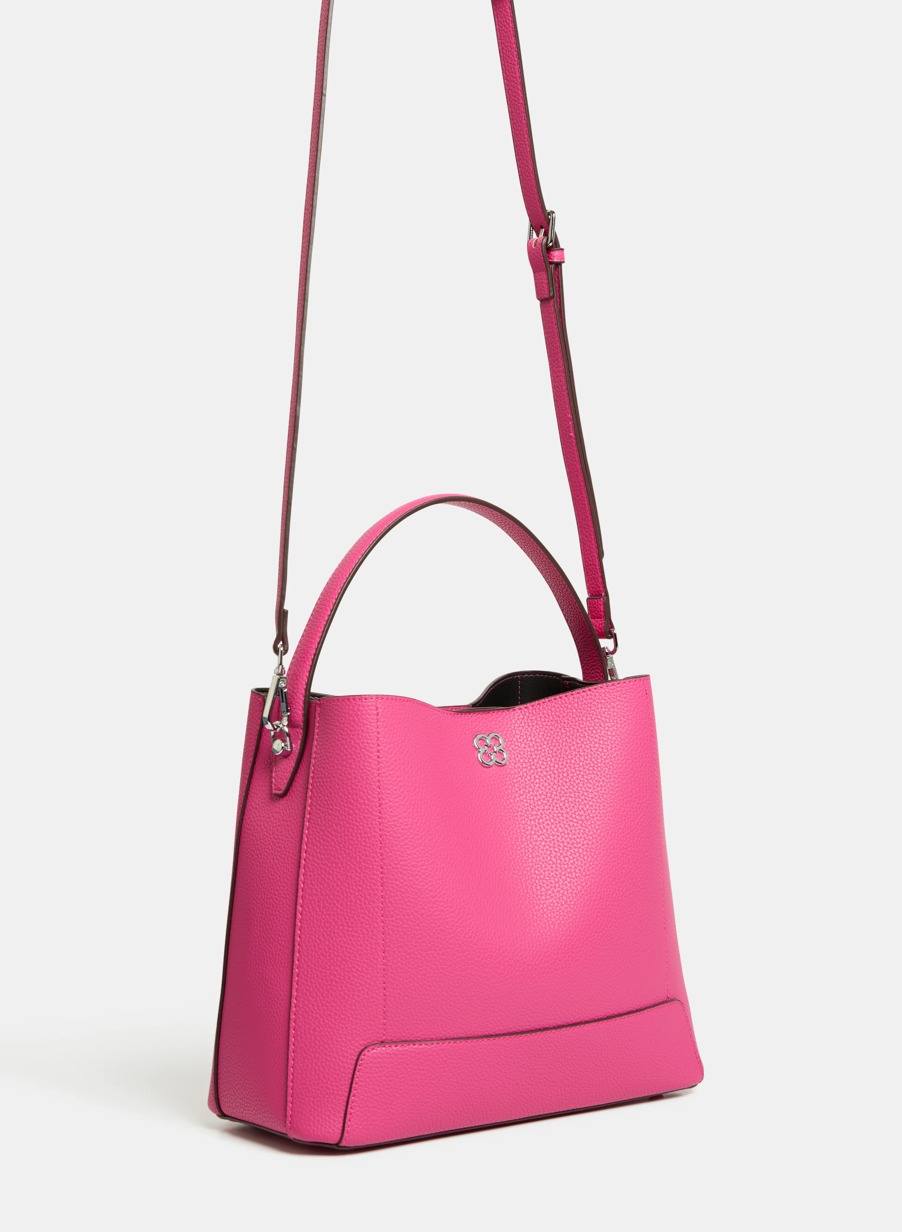 Pebble Grain Bucket Bag - Image 3