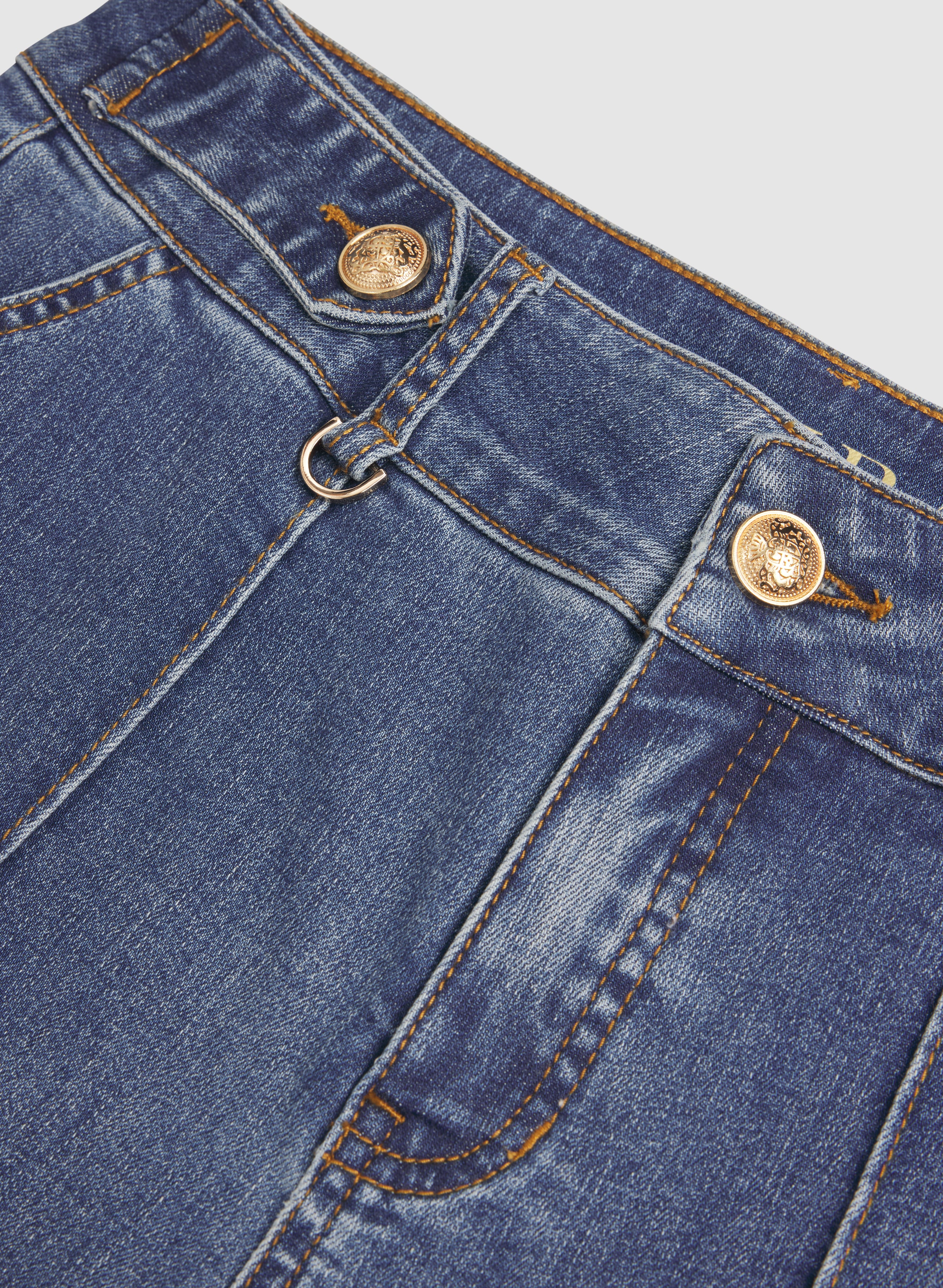 Pinched Seam Flare-Leg Jeans - Image 7