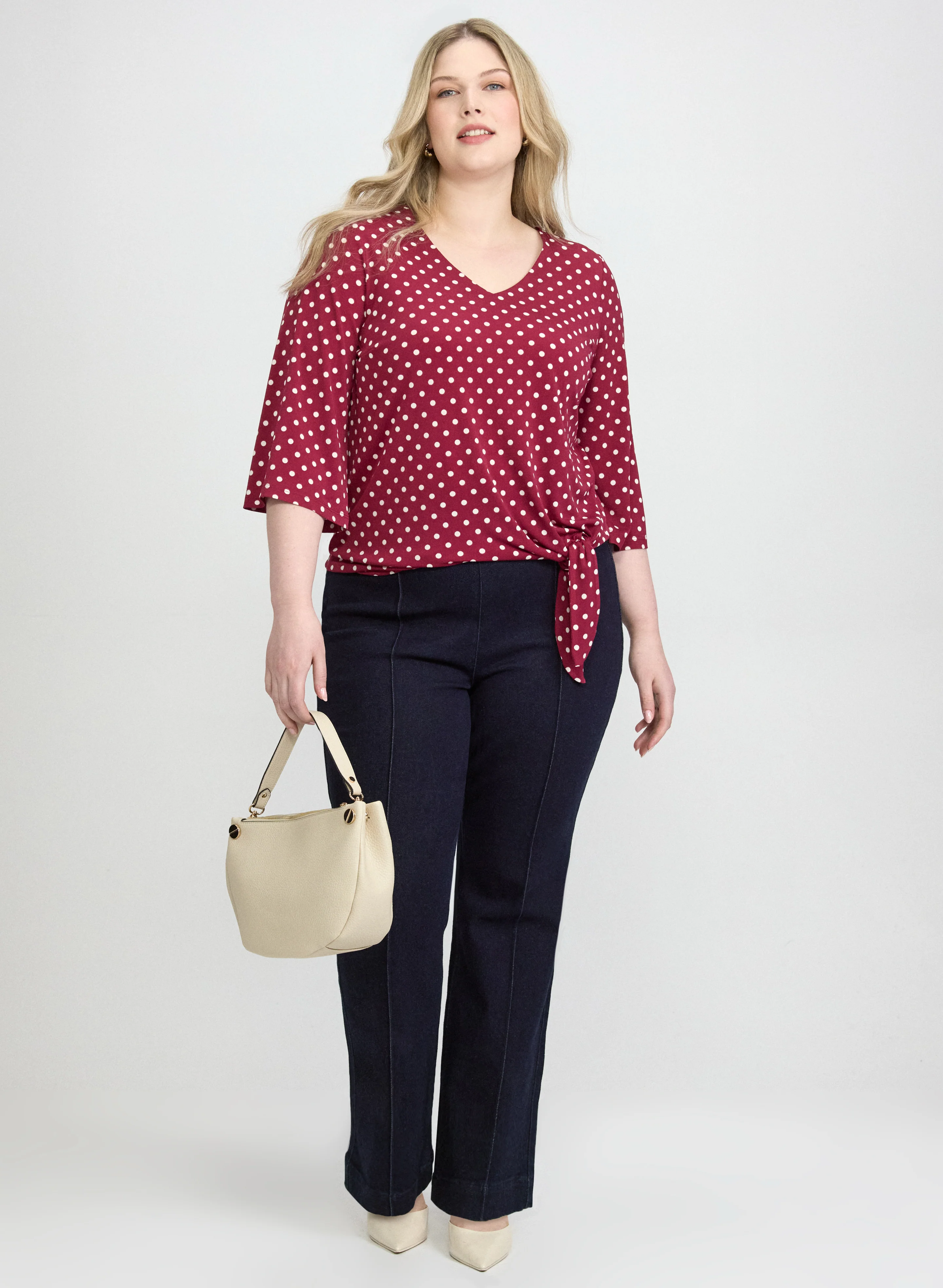 Pinched Seam Flare-Leg Jeans - Image 5