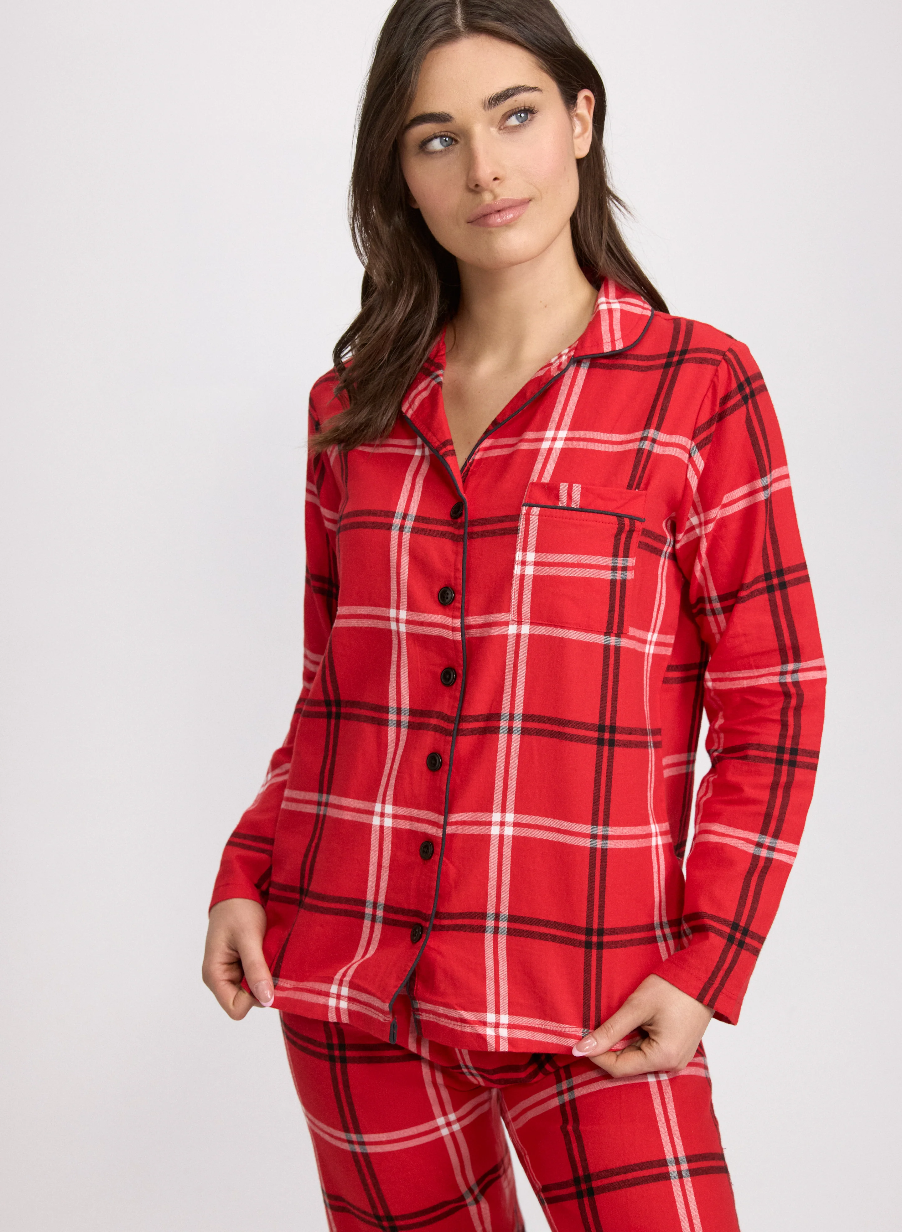 Plaid Print Pyjama Print - Image 4