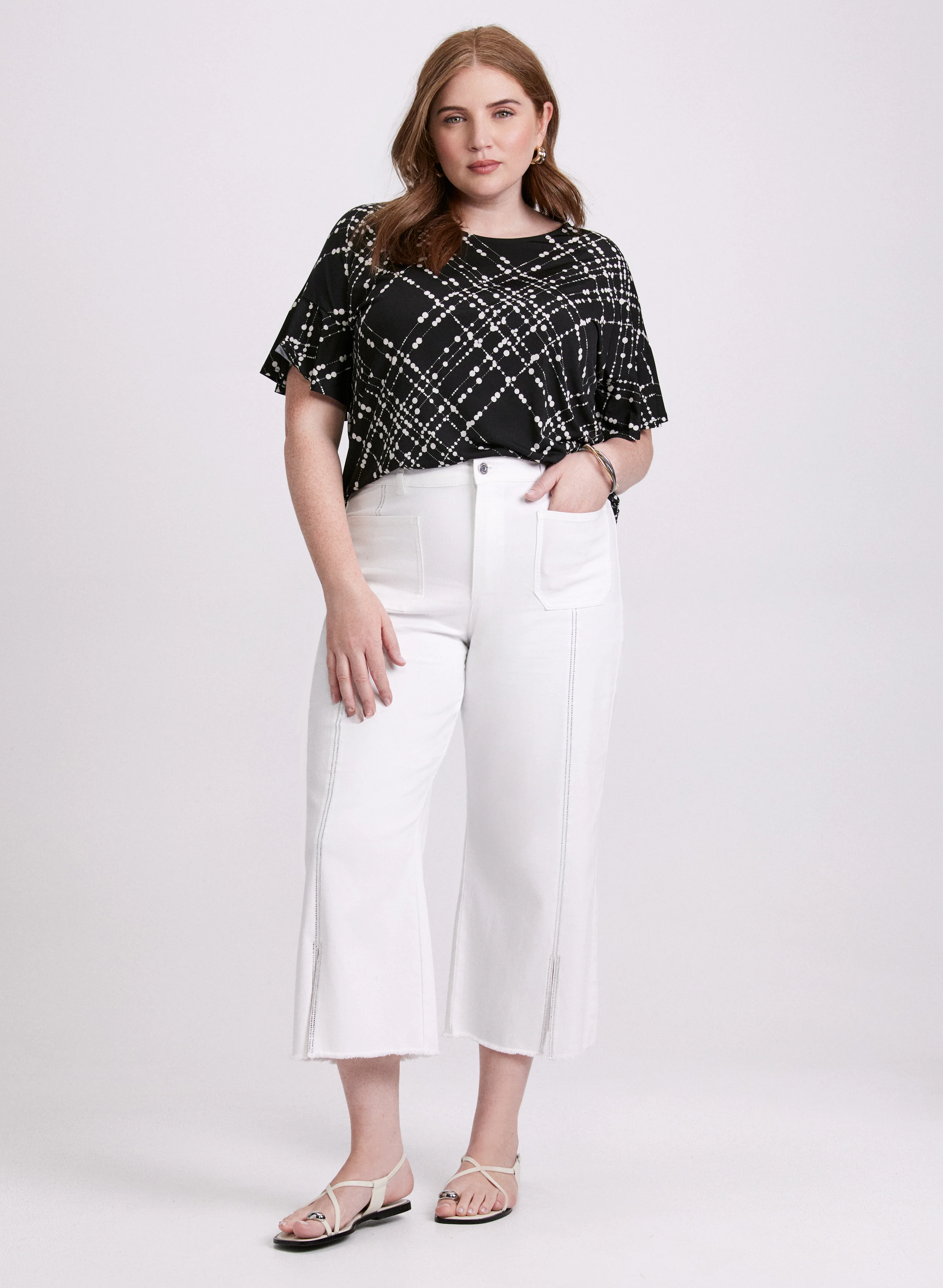 Plaid Print Top - Image 3