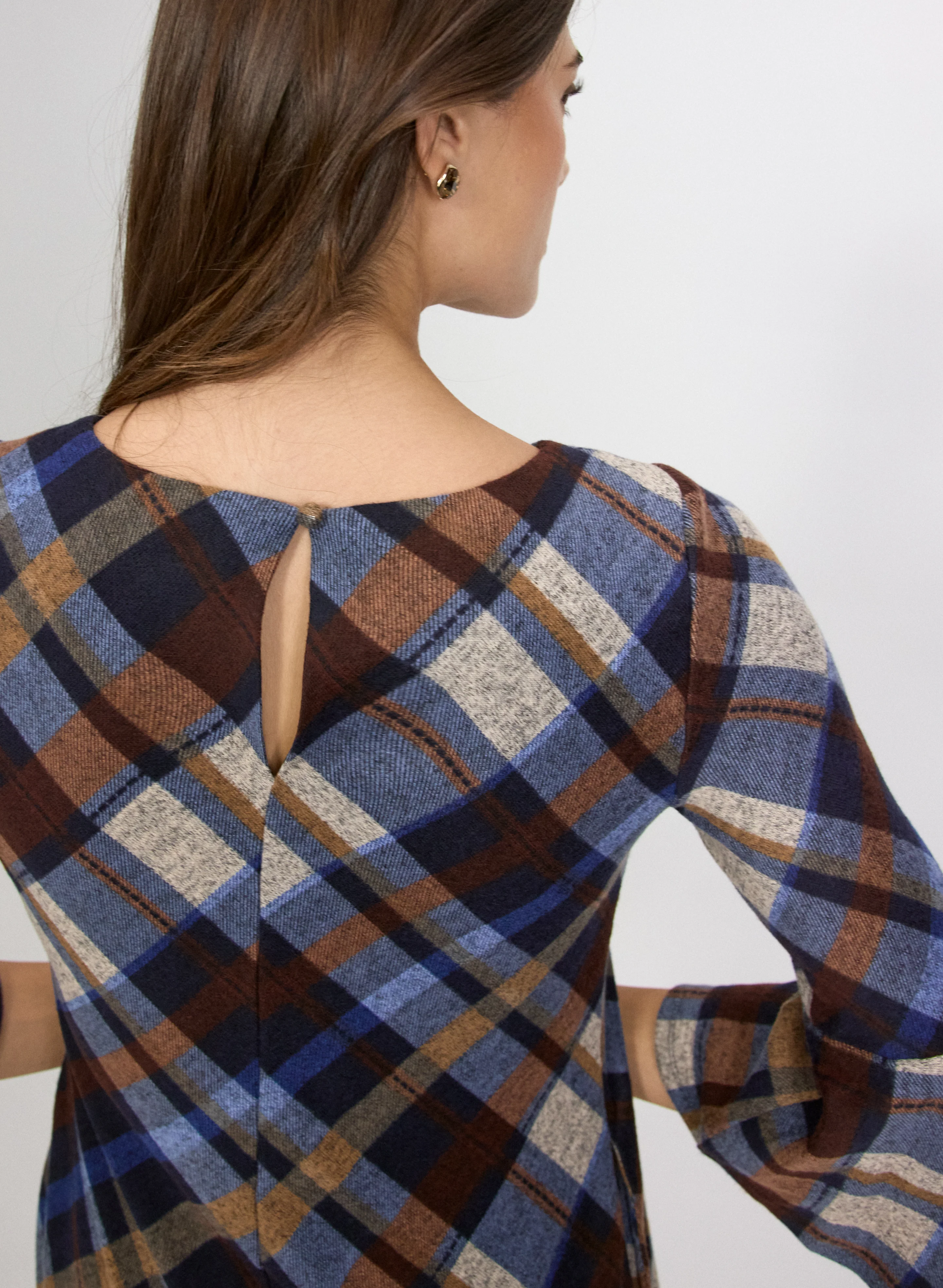 Plaid Sweater Dress - Image 6