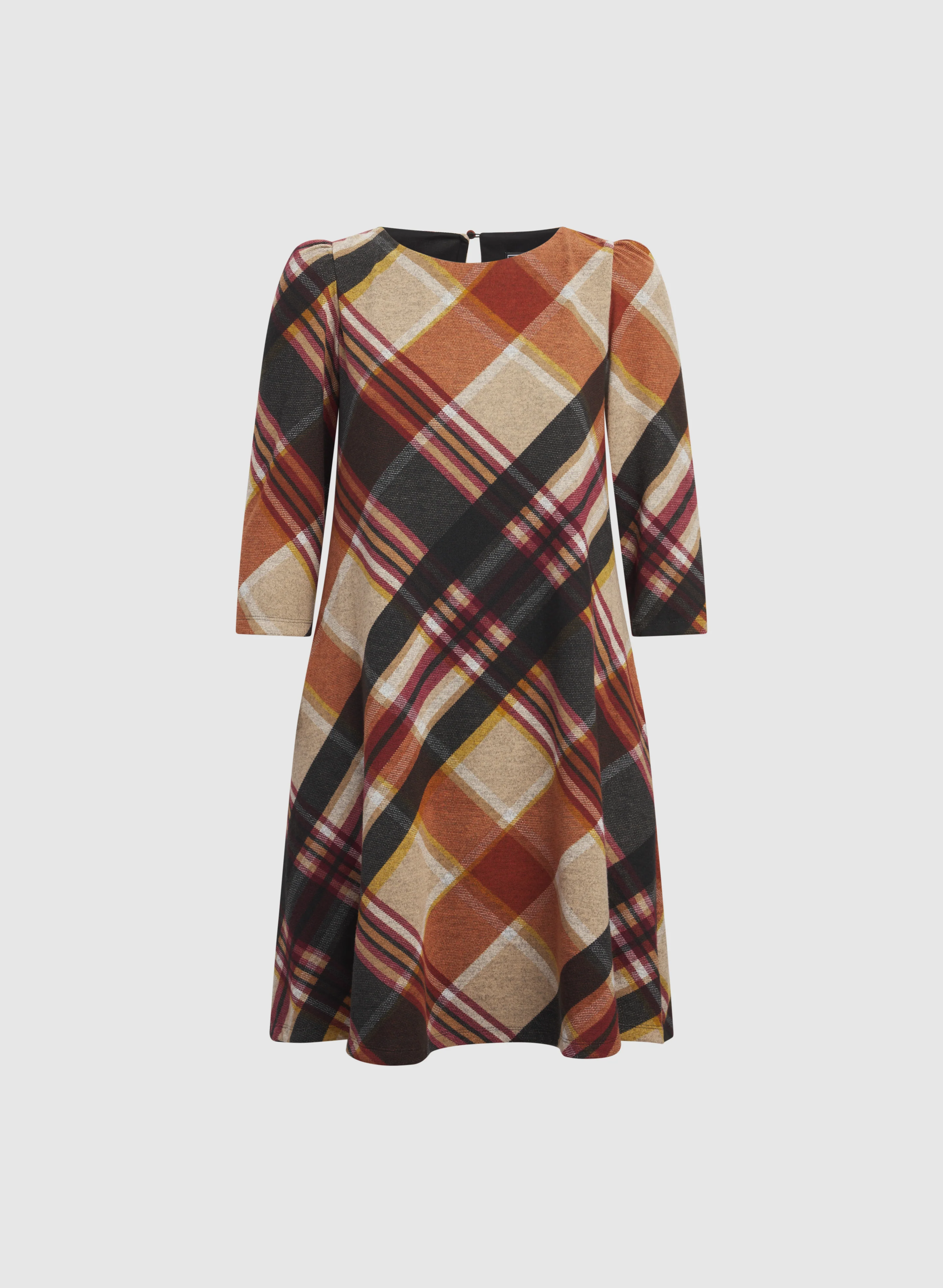 Plaid Sweater Dress - Image 6