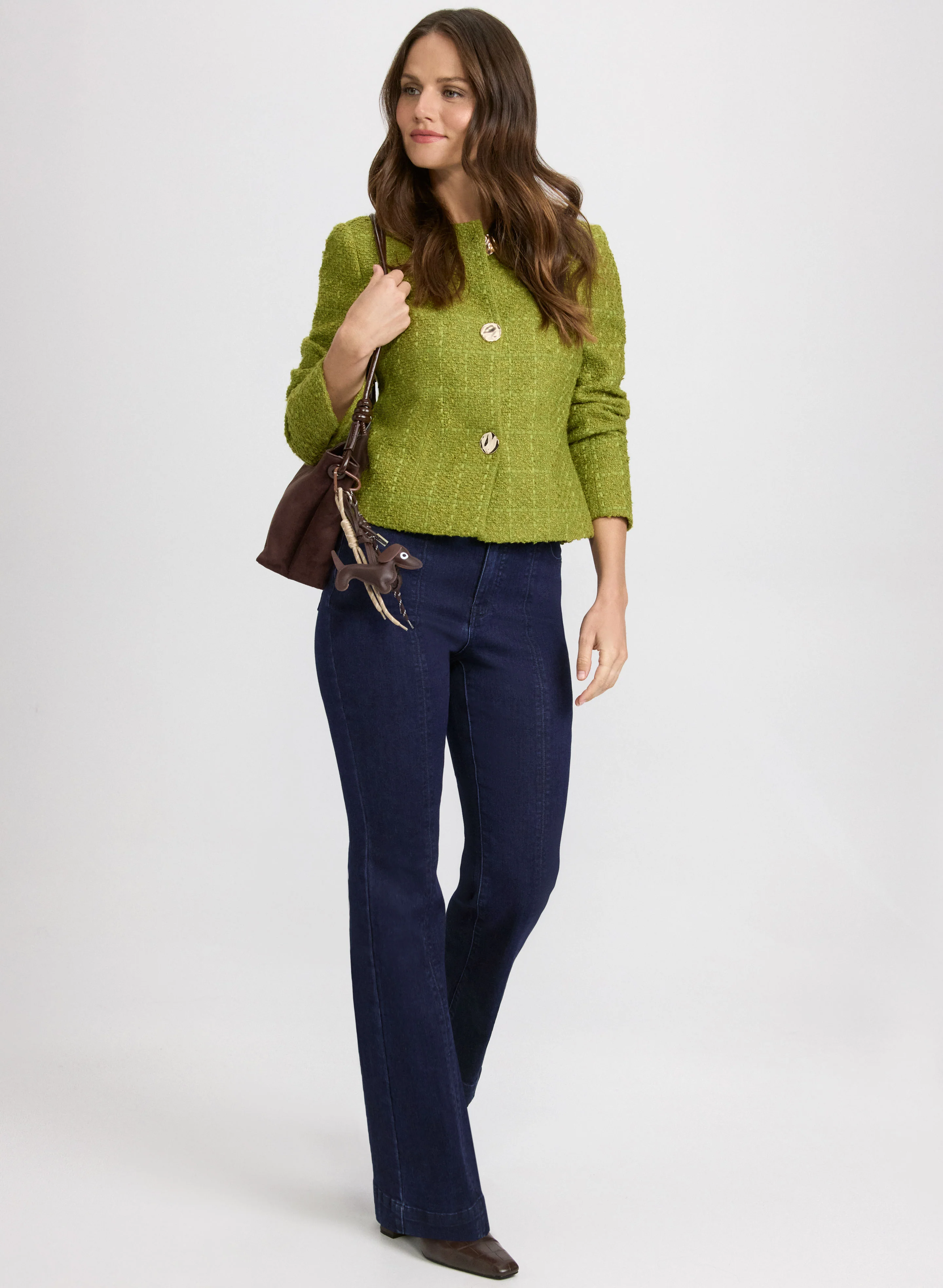 Plaid Tweed Jacket - Image 3