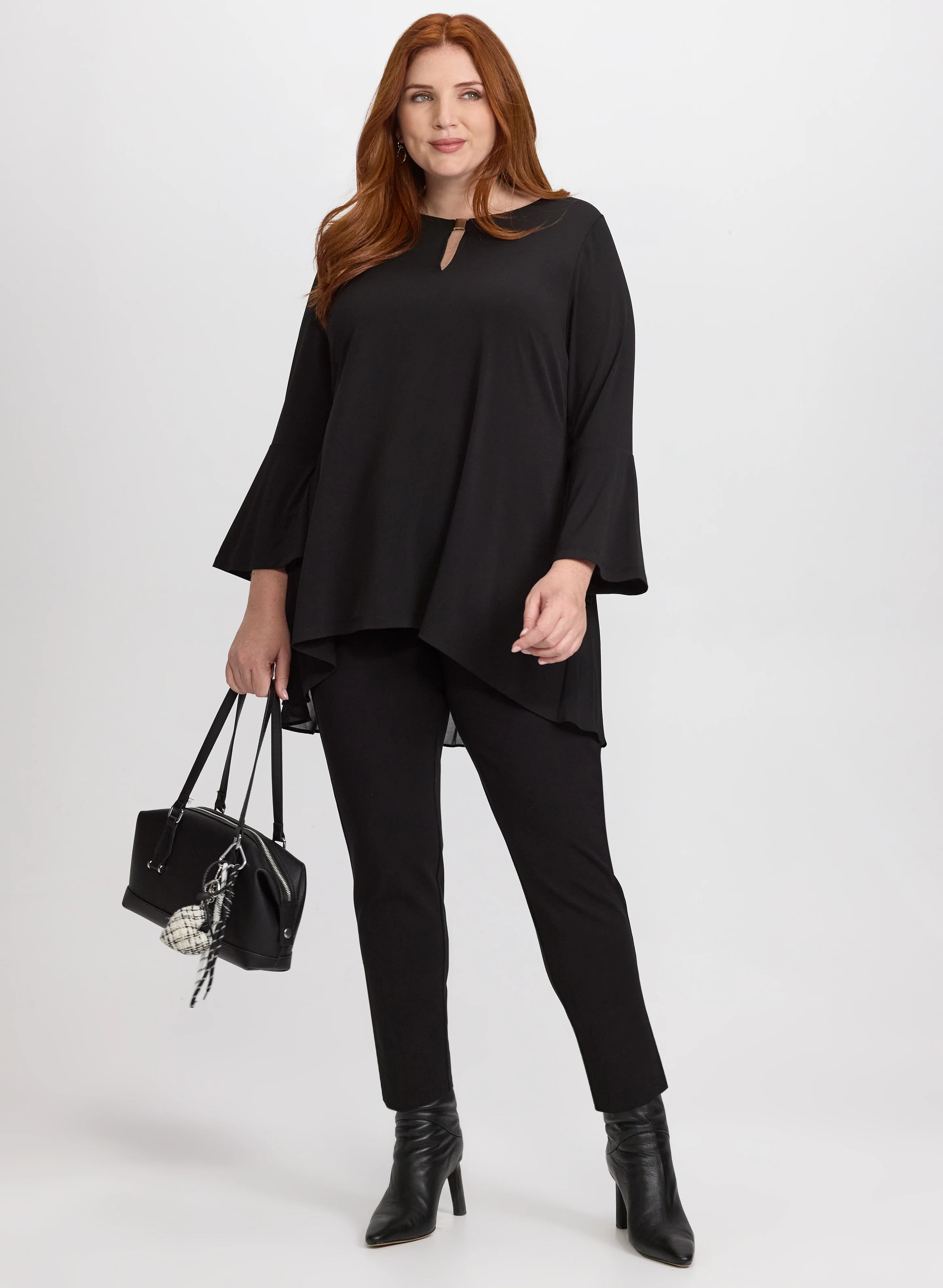 Pleated Chiffon Detail Blouse - Image 3