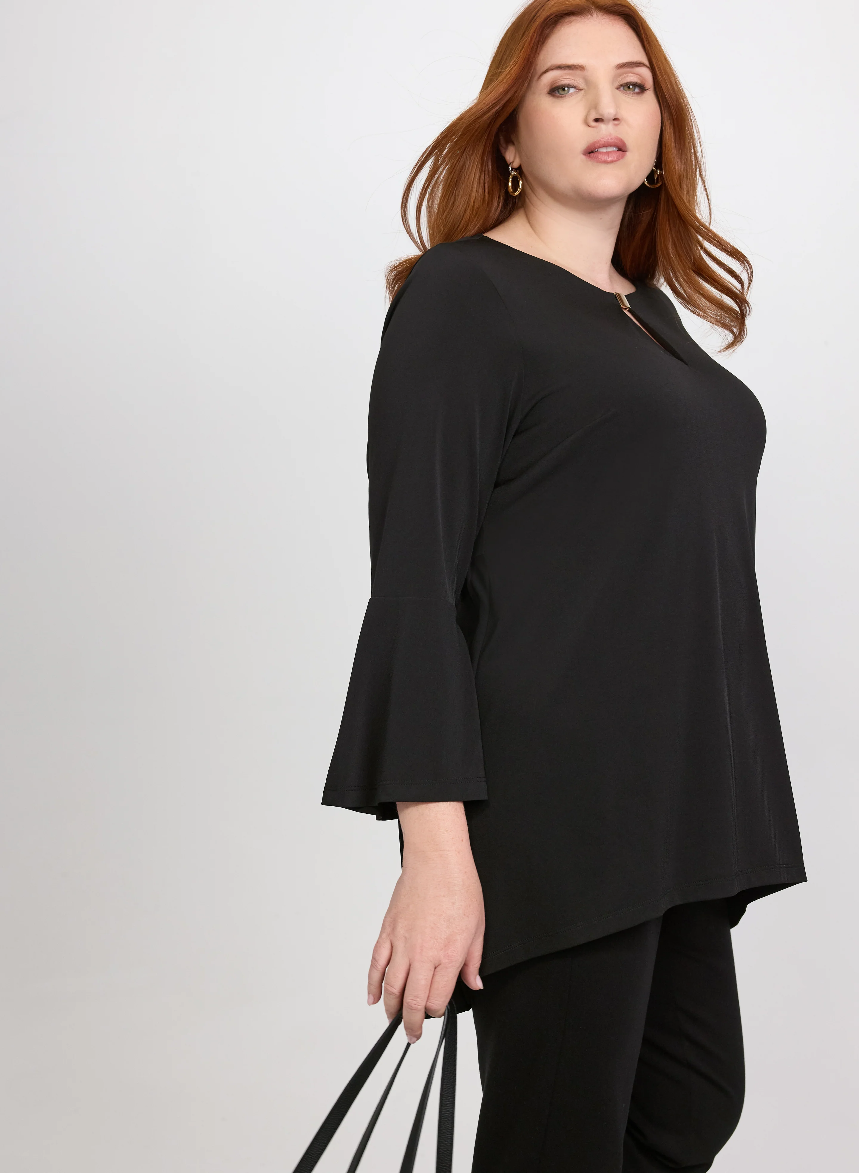Pleated Chiffon Detail Blouse - Image 5