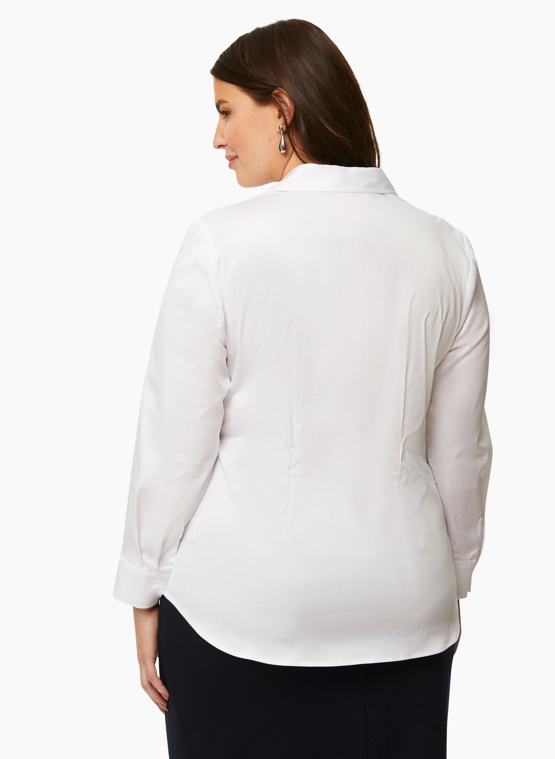 Pleated Detail Button Down Blouse - Image 2