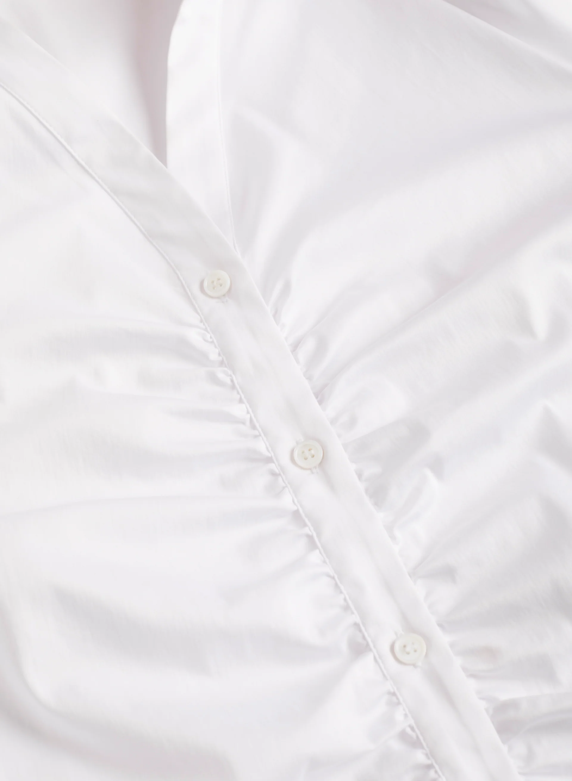 Pleated Detail Button Down Blouse - Image 5