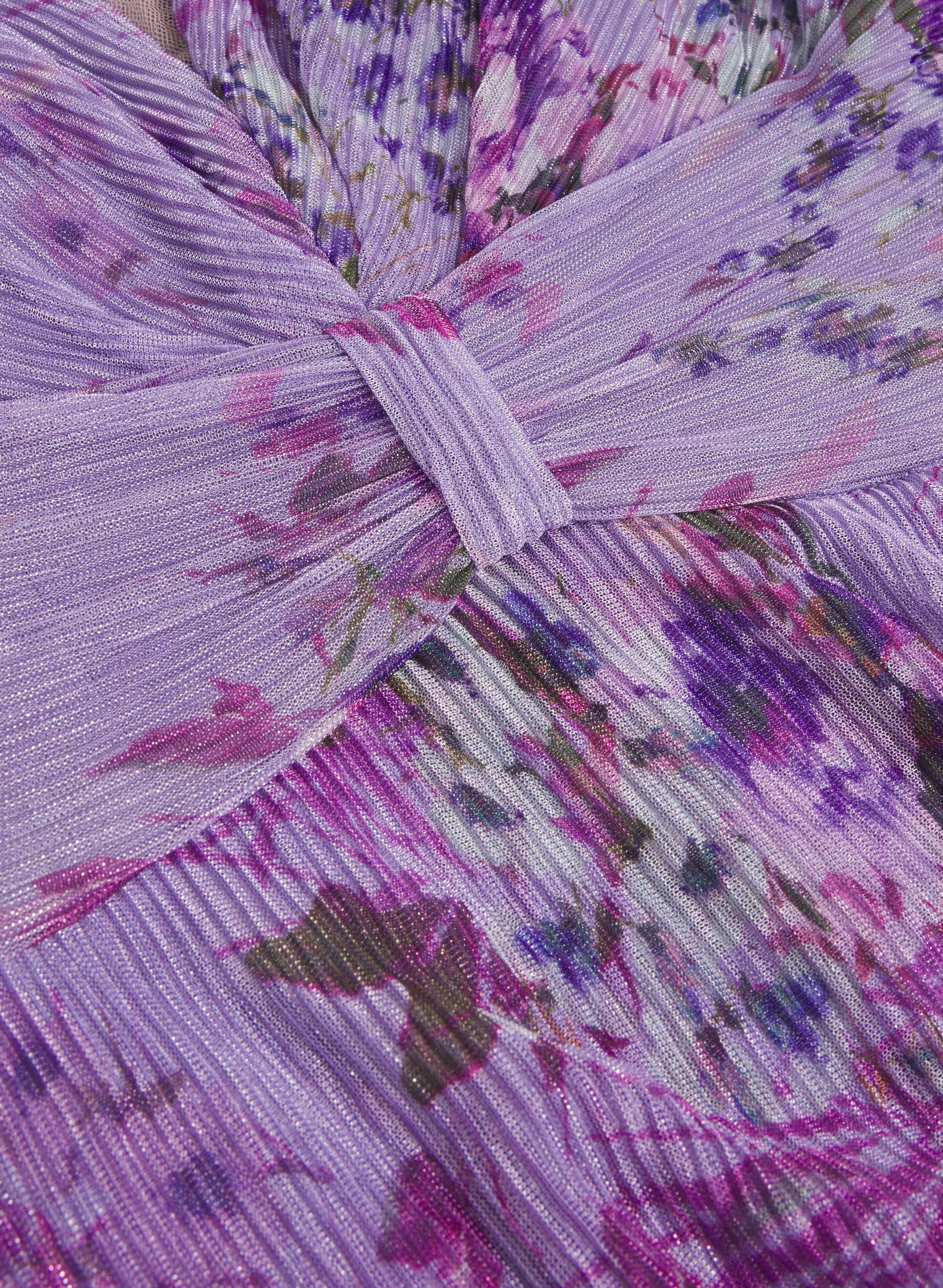 Pleated Floral Dress - Image 6