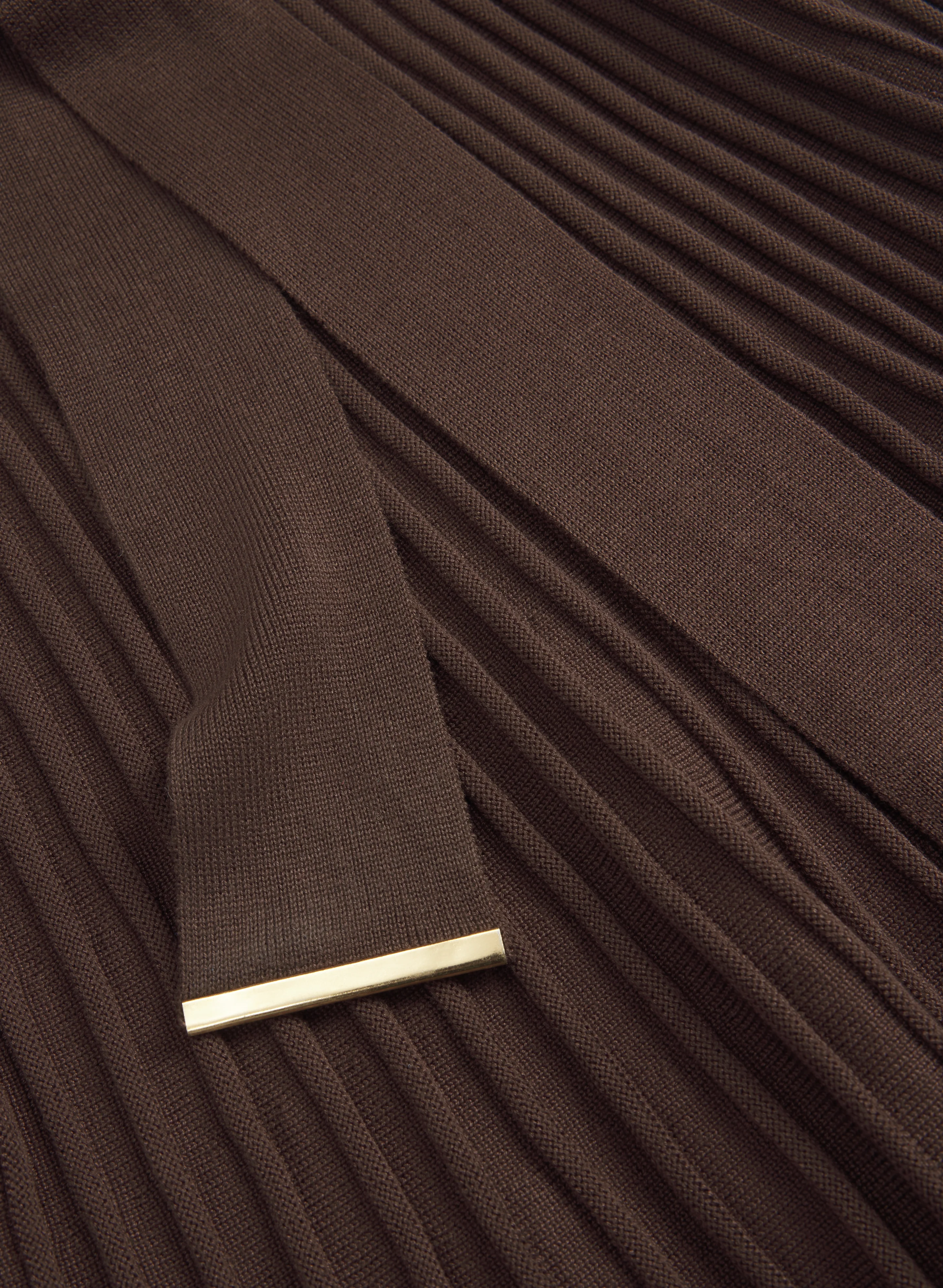 Pleated Sweater Dress - Image 6