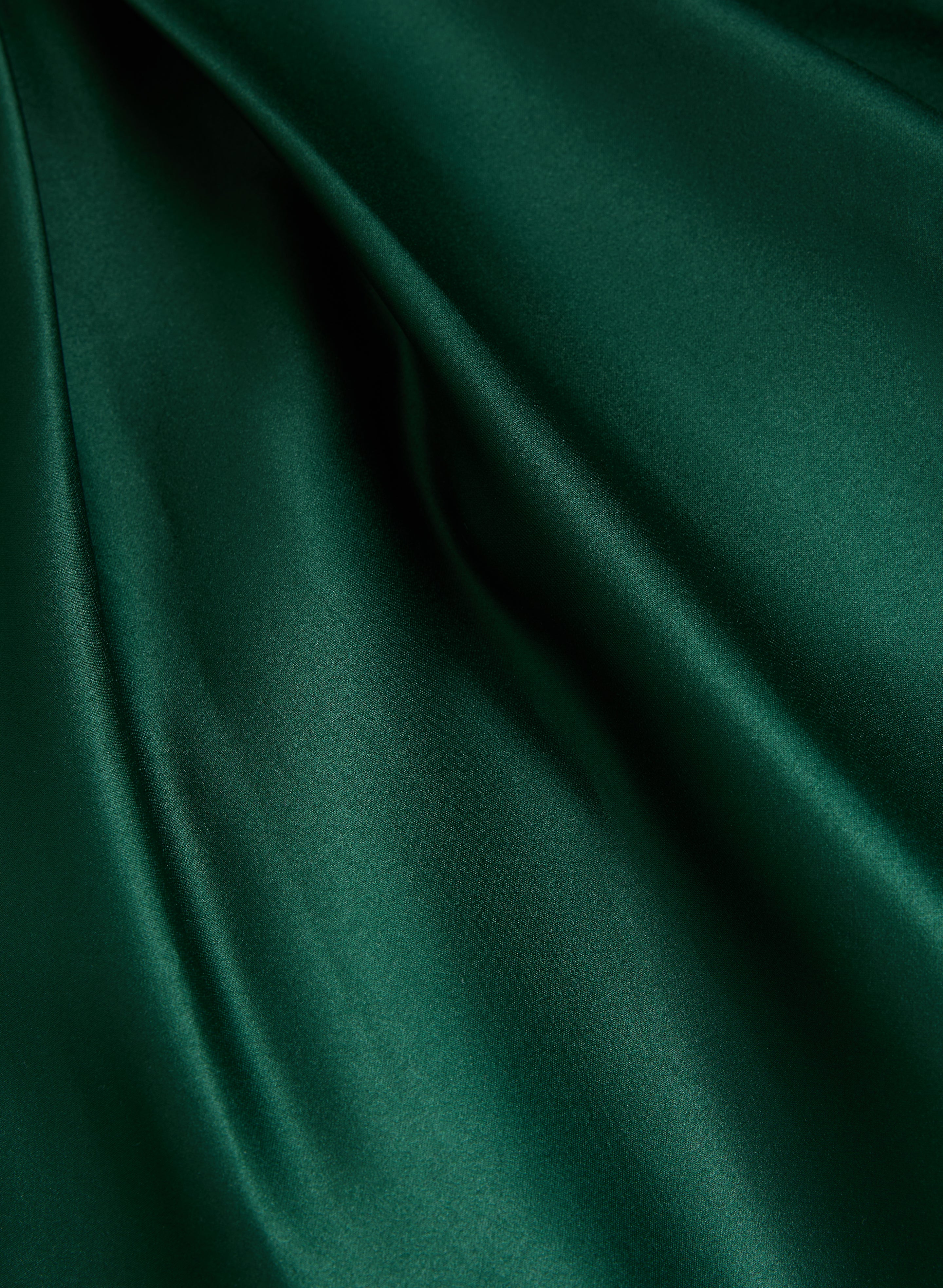 Plunge Neck Ballgown Dress - Image 6