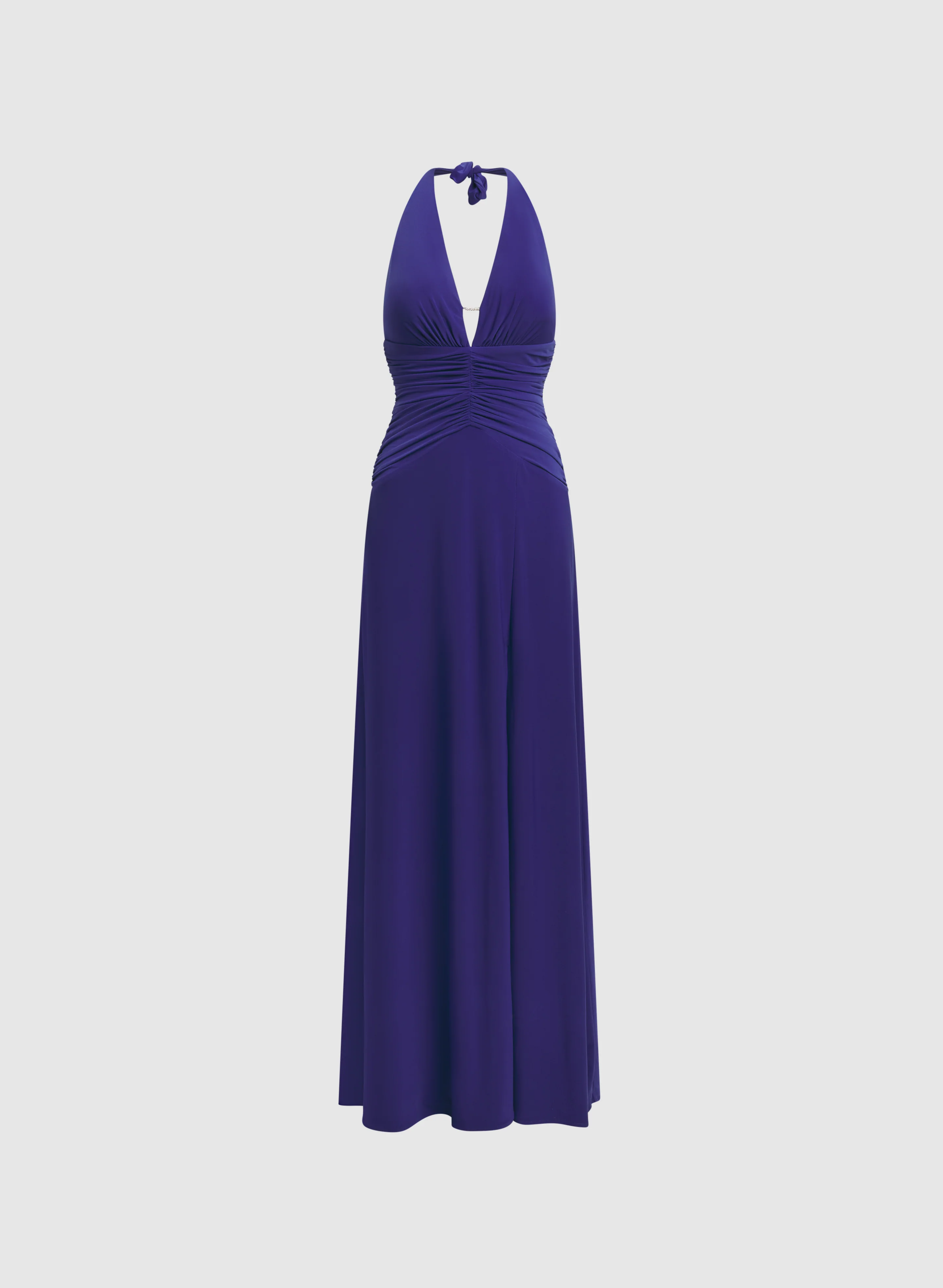 Plunging Halter Neck Dress - Image 6