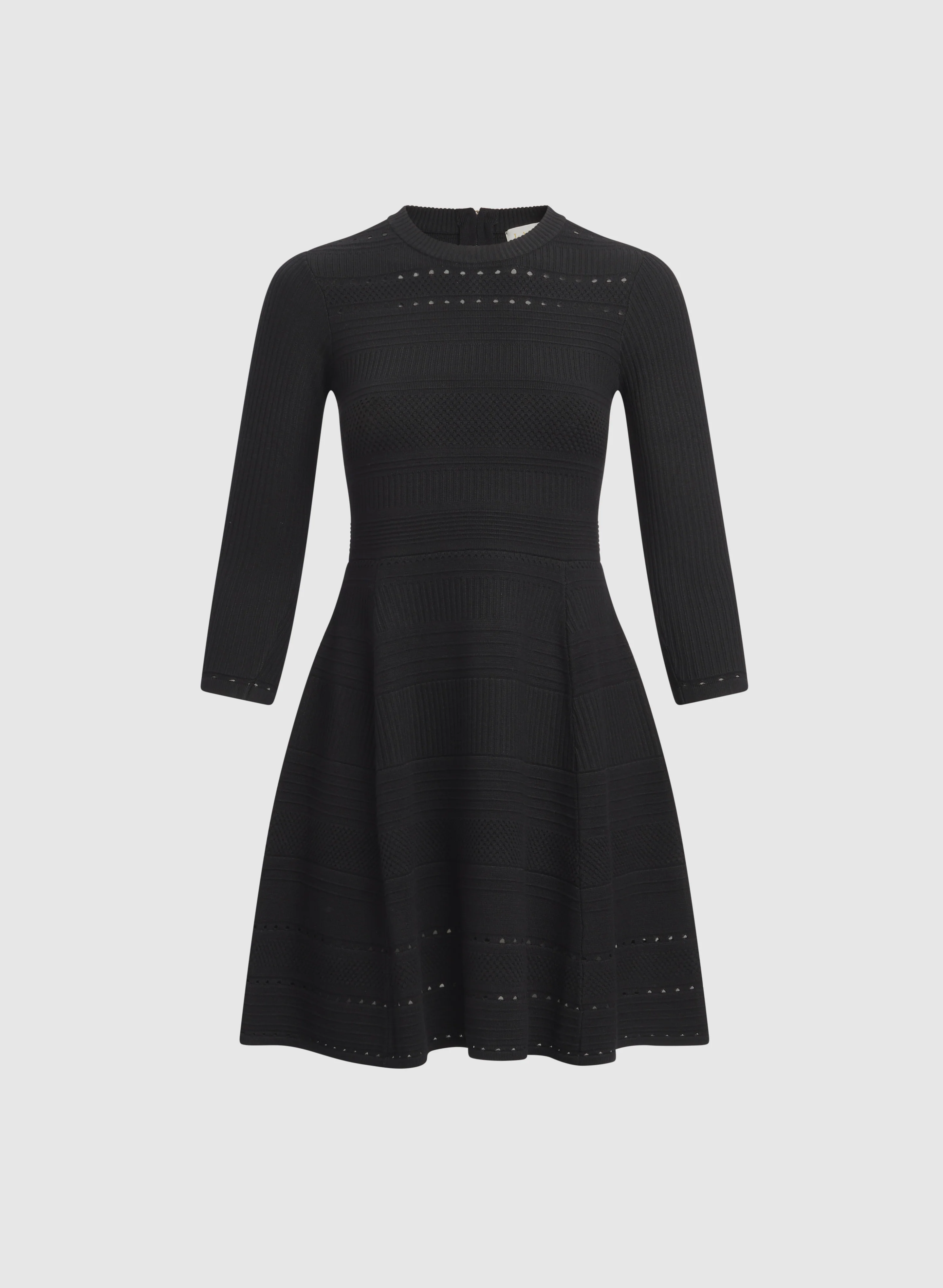 Pointelle Detail Knit Dress - Image 5