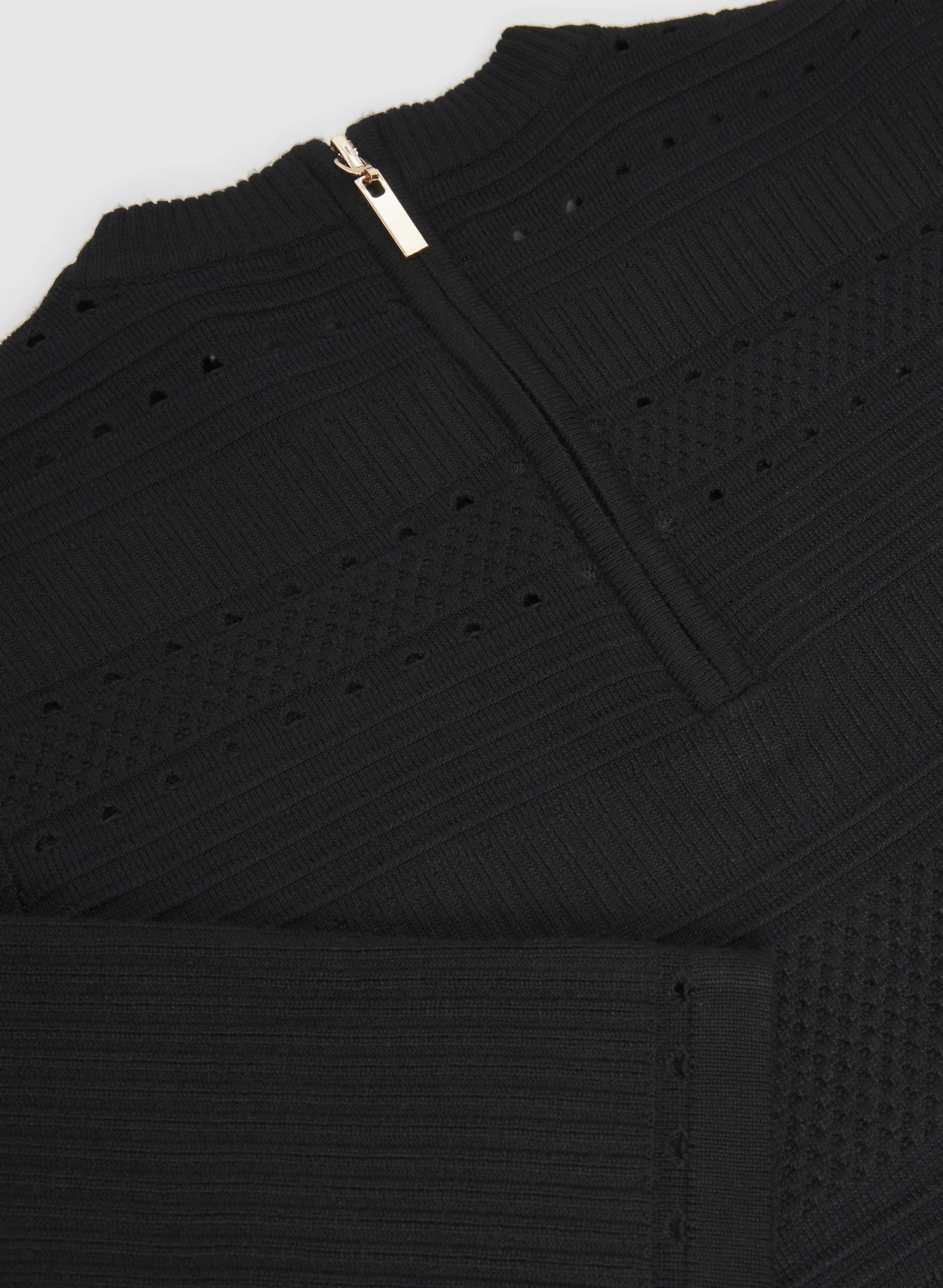 Pointelle Detail Knit Dress - Image 6