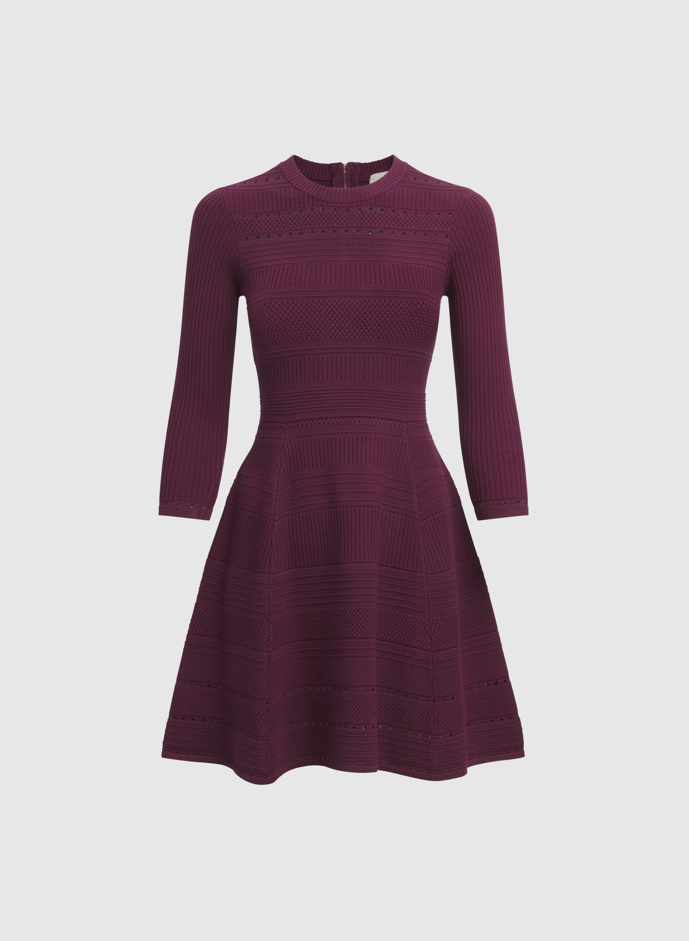 Pointelle Detail Knit Dress - Image 6