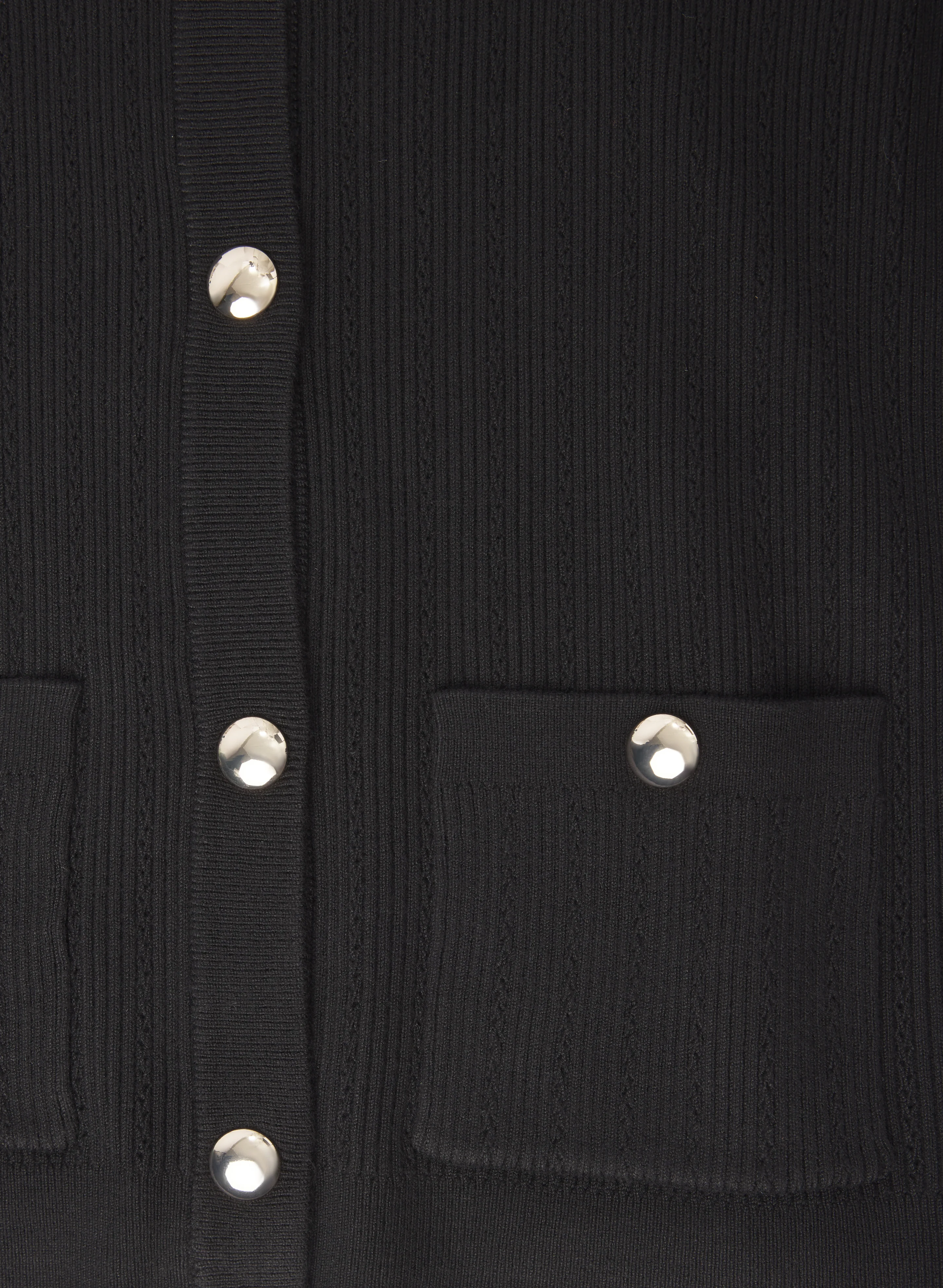 Pointelle Knit Cardigan - Image 7