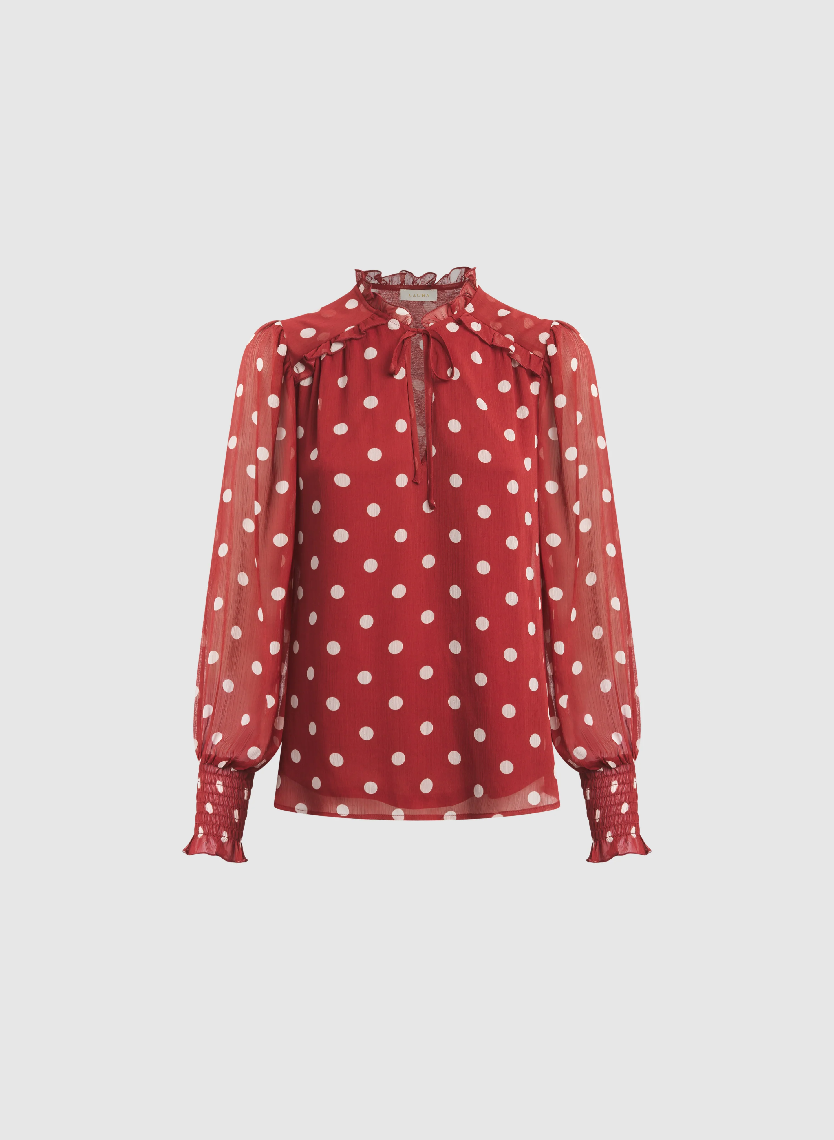 Polka Dot Blouse - Image 6