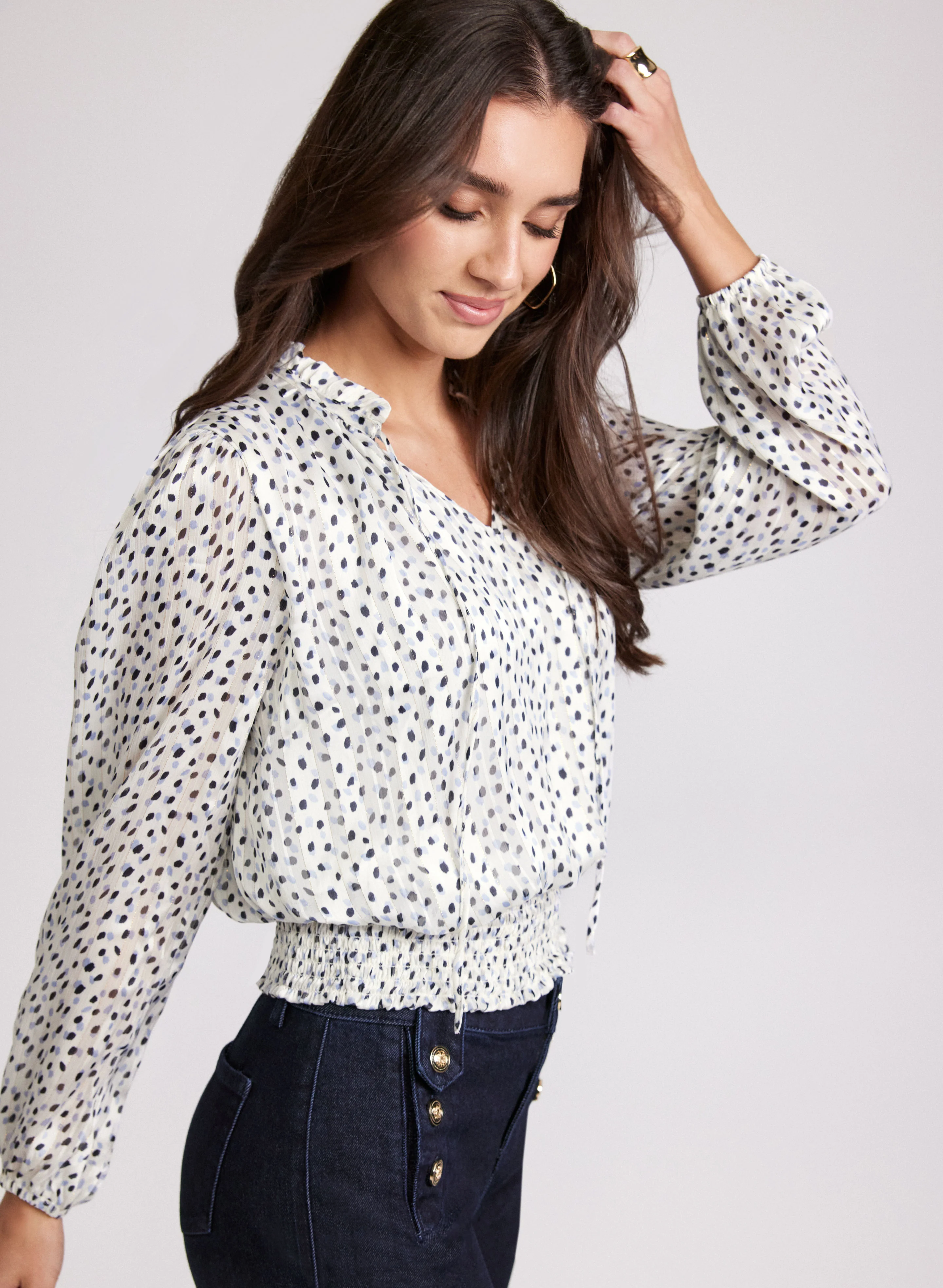 Polka Dot Blouse - Image 2