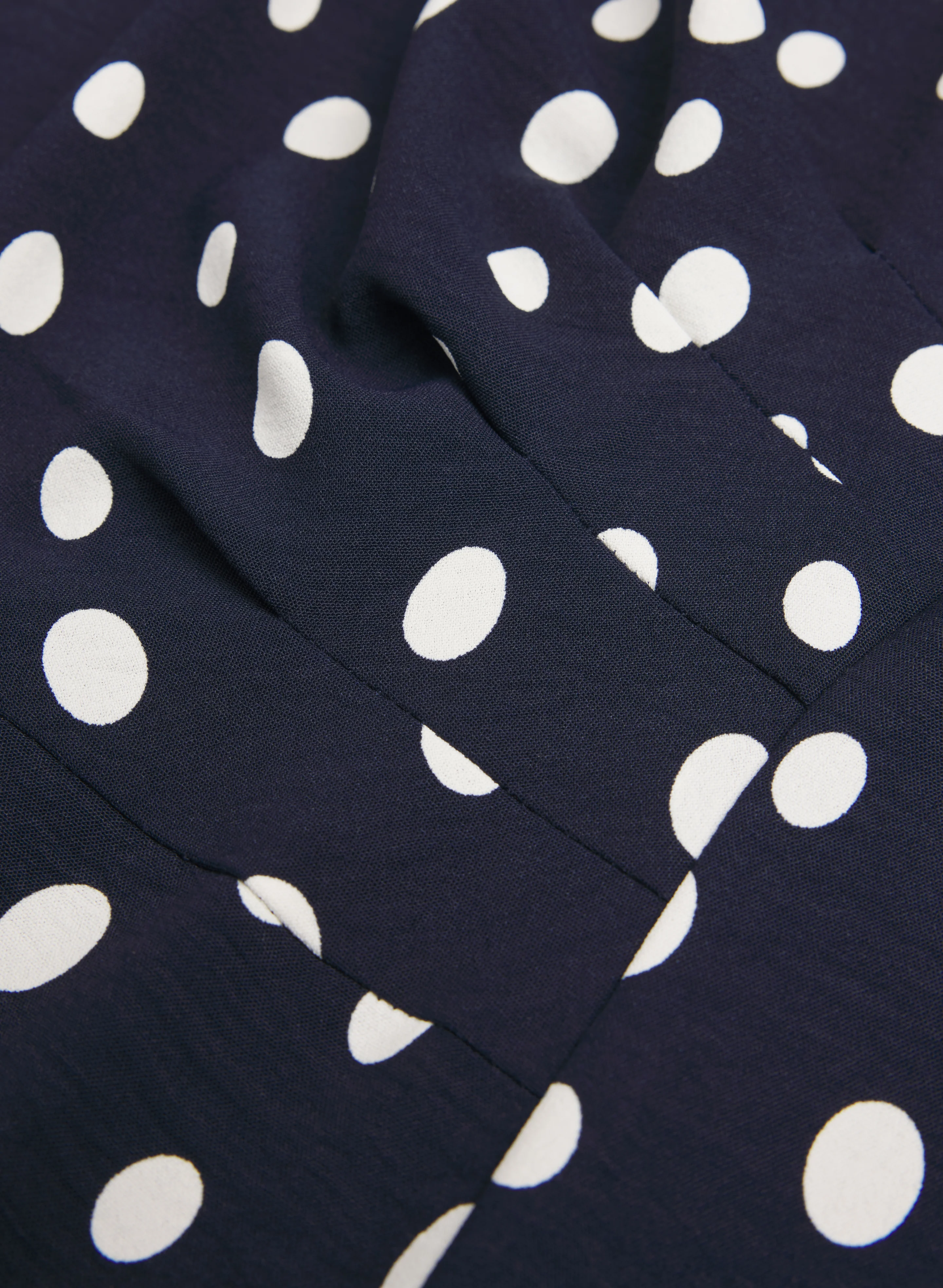 Polka Dot Midi Dress - Image 7