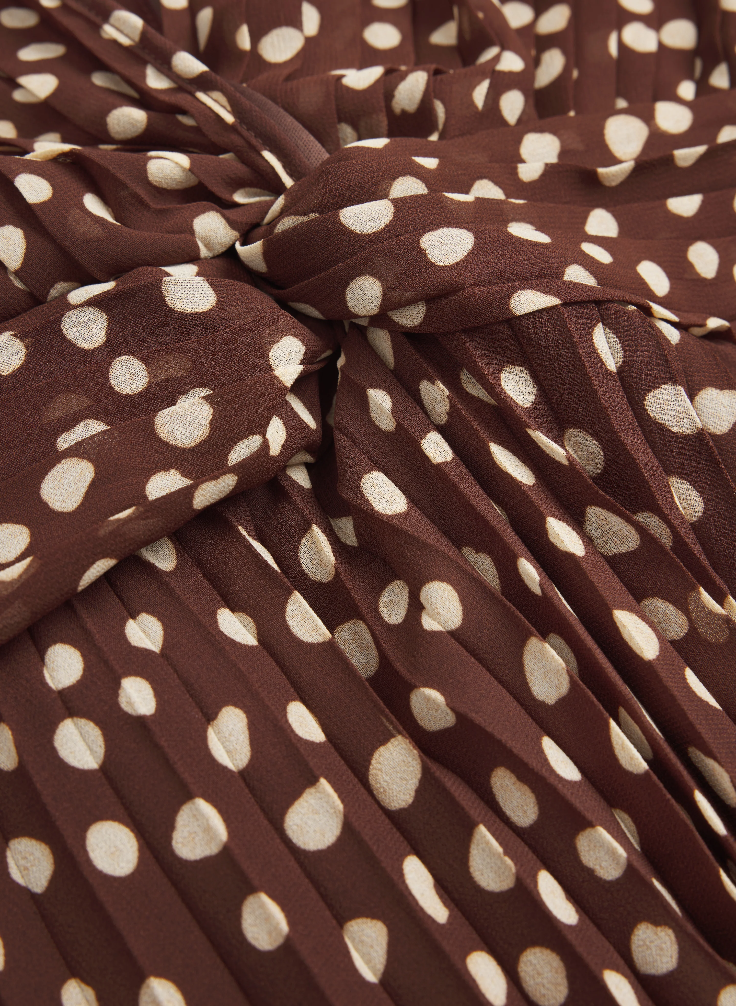 Polka Dot Midi Dress - Image 7