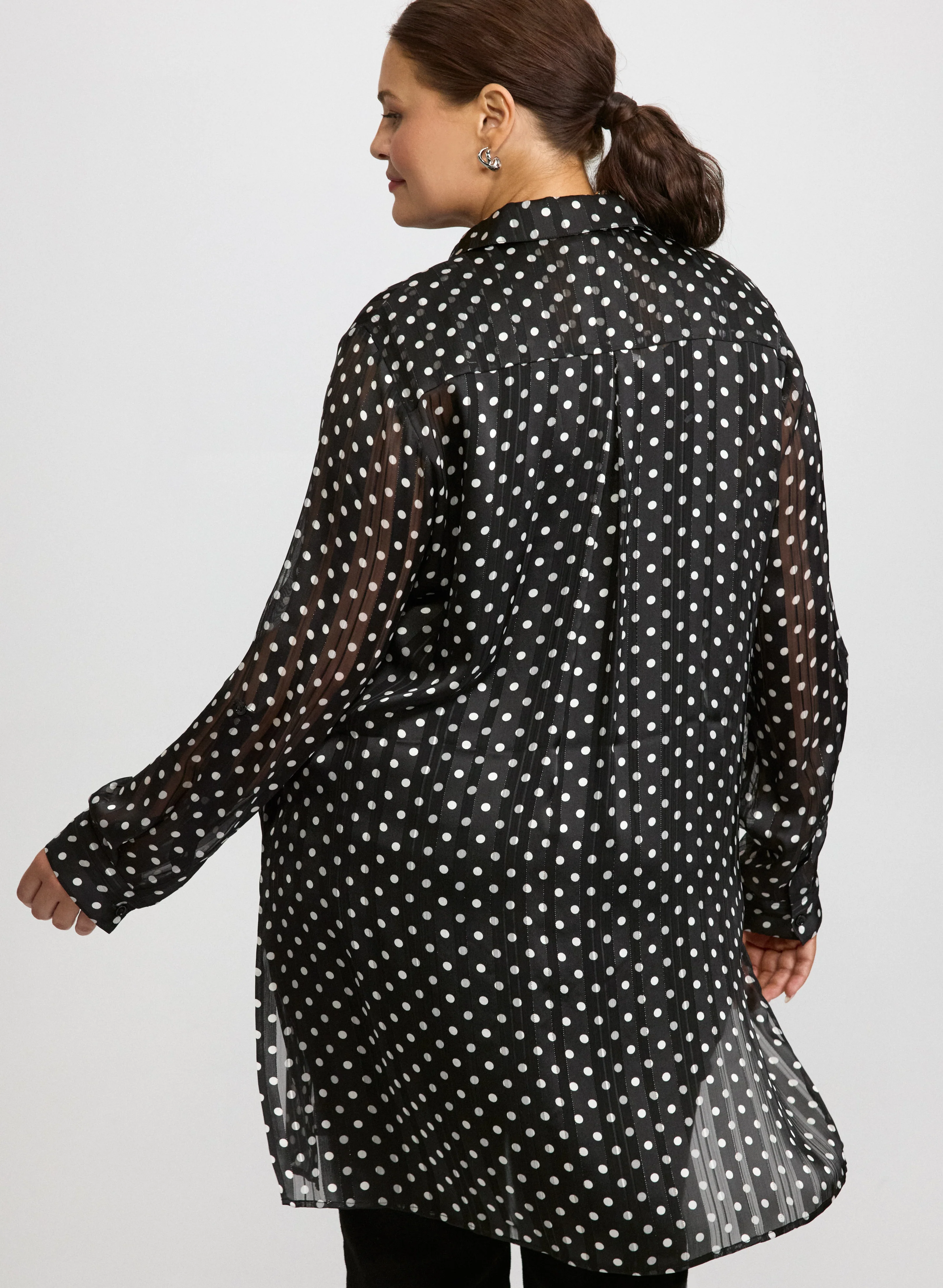 Printed Chiffon Blouse - Image 12