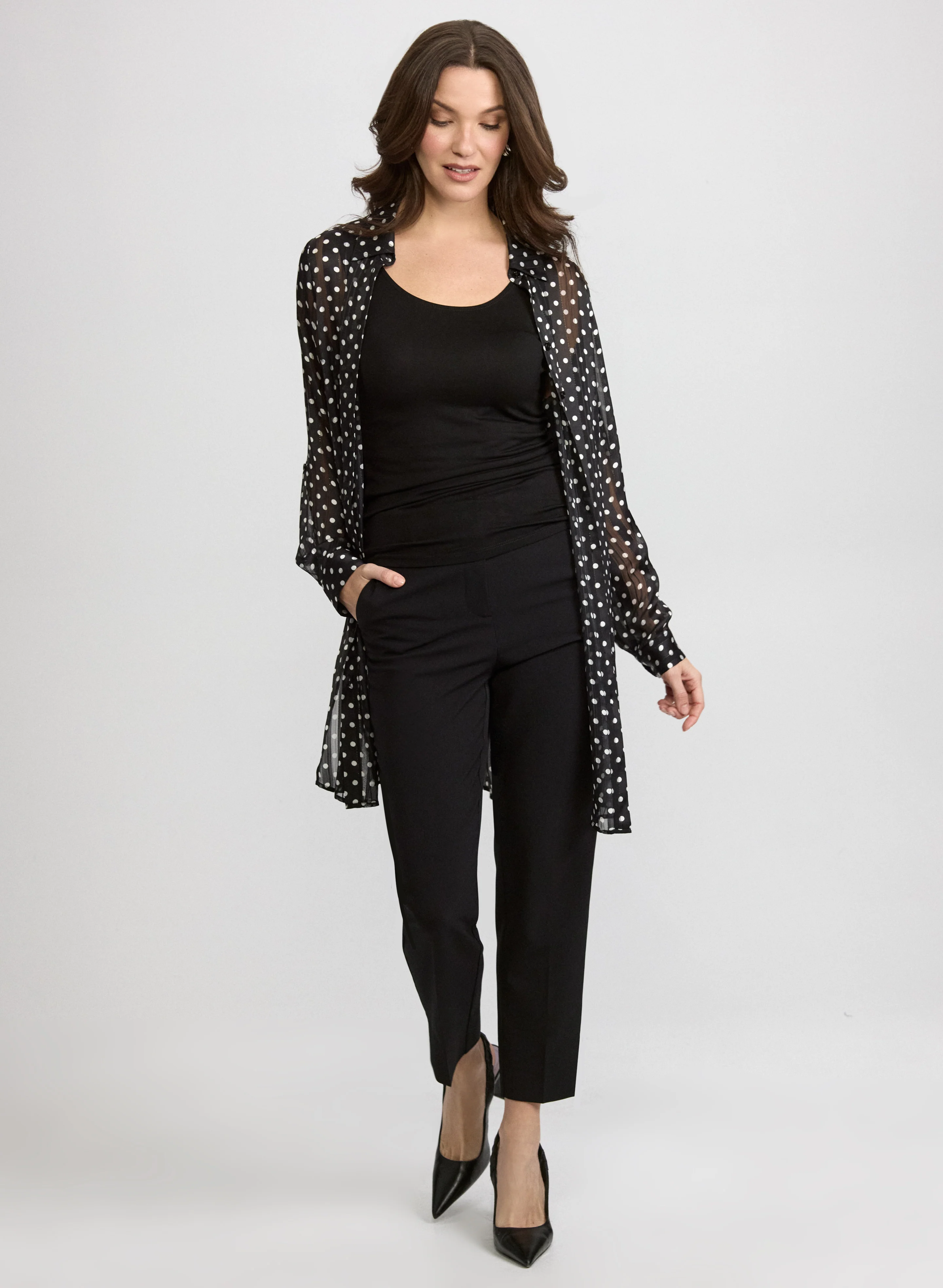 Printed Chiffon Blouse - Image 3