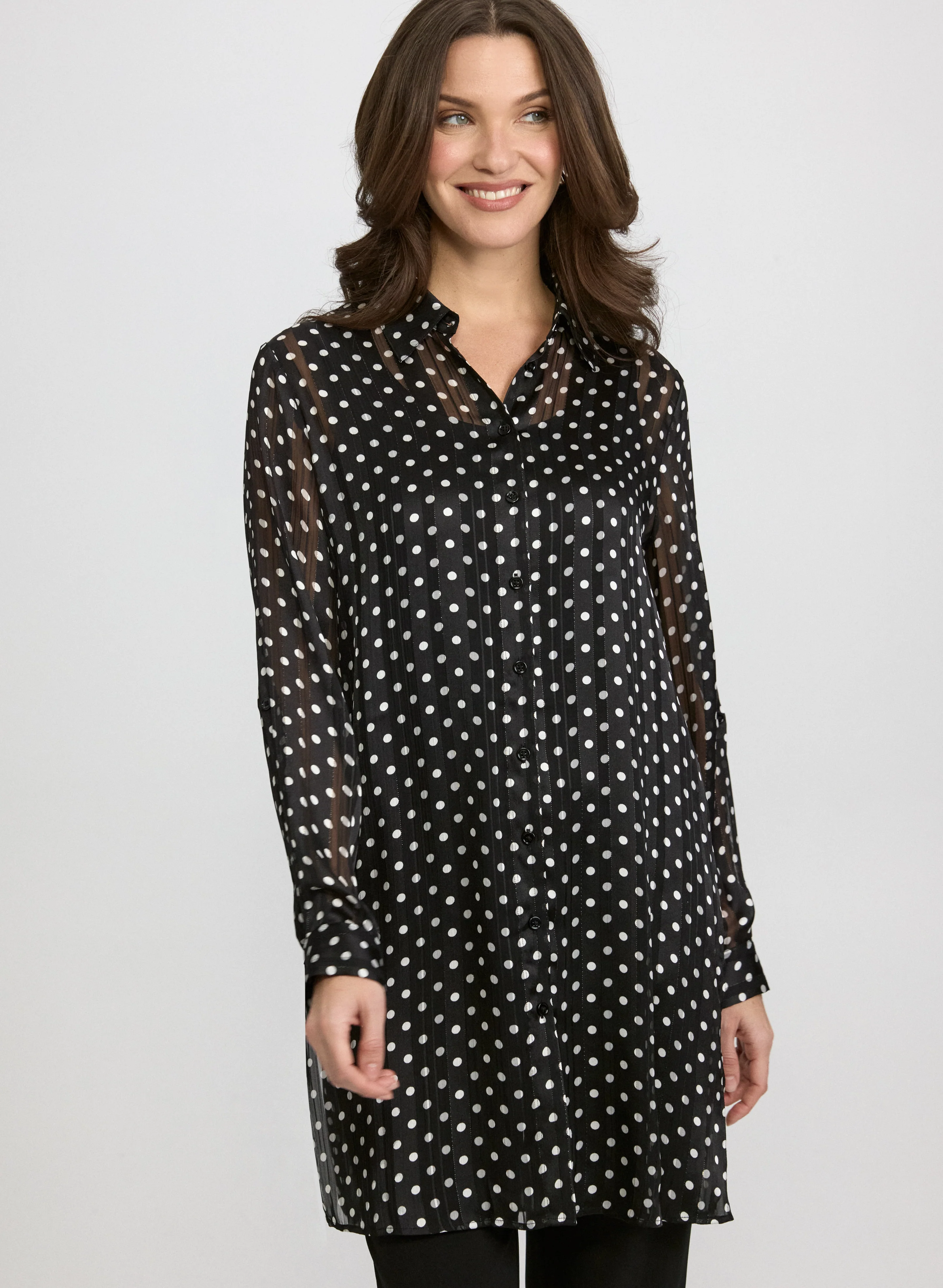 Printed Chiffon Blouse - Image 6