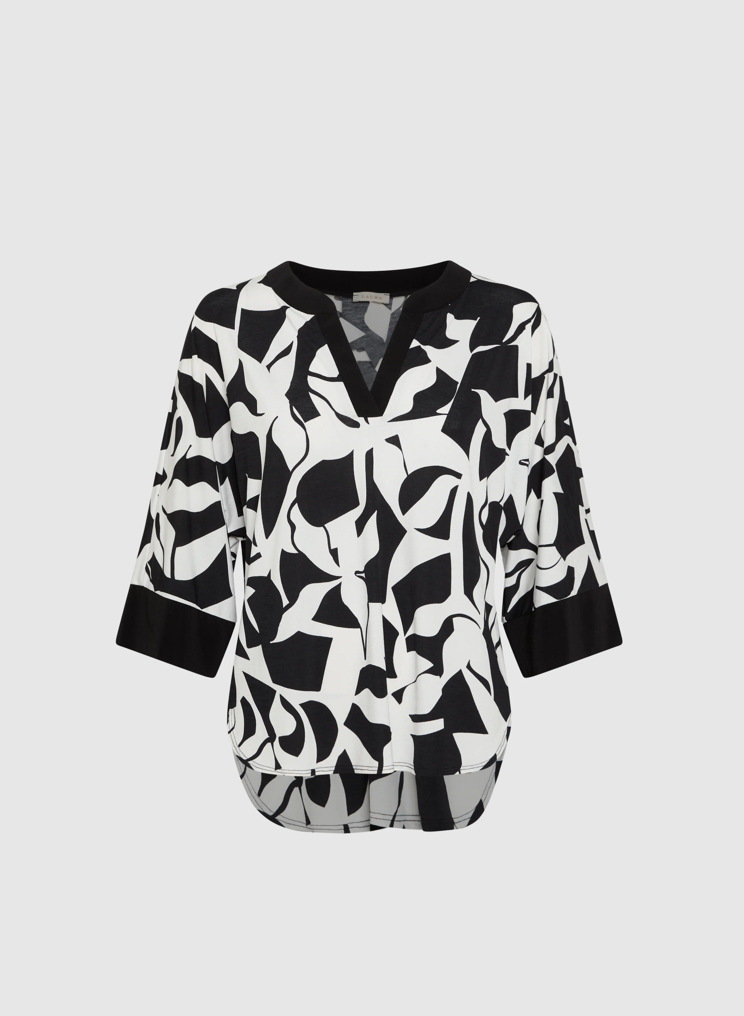 Printed Elbow Sleeve Top - Image 6