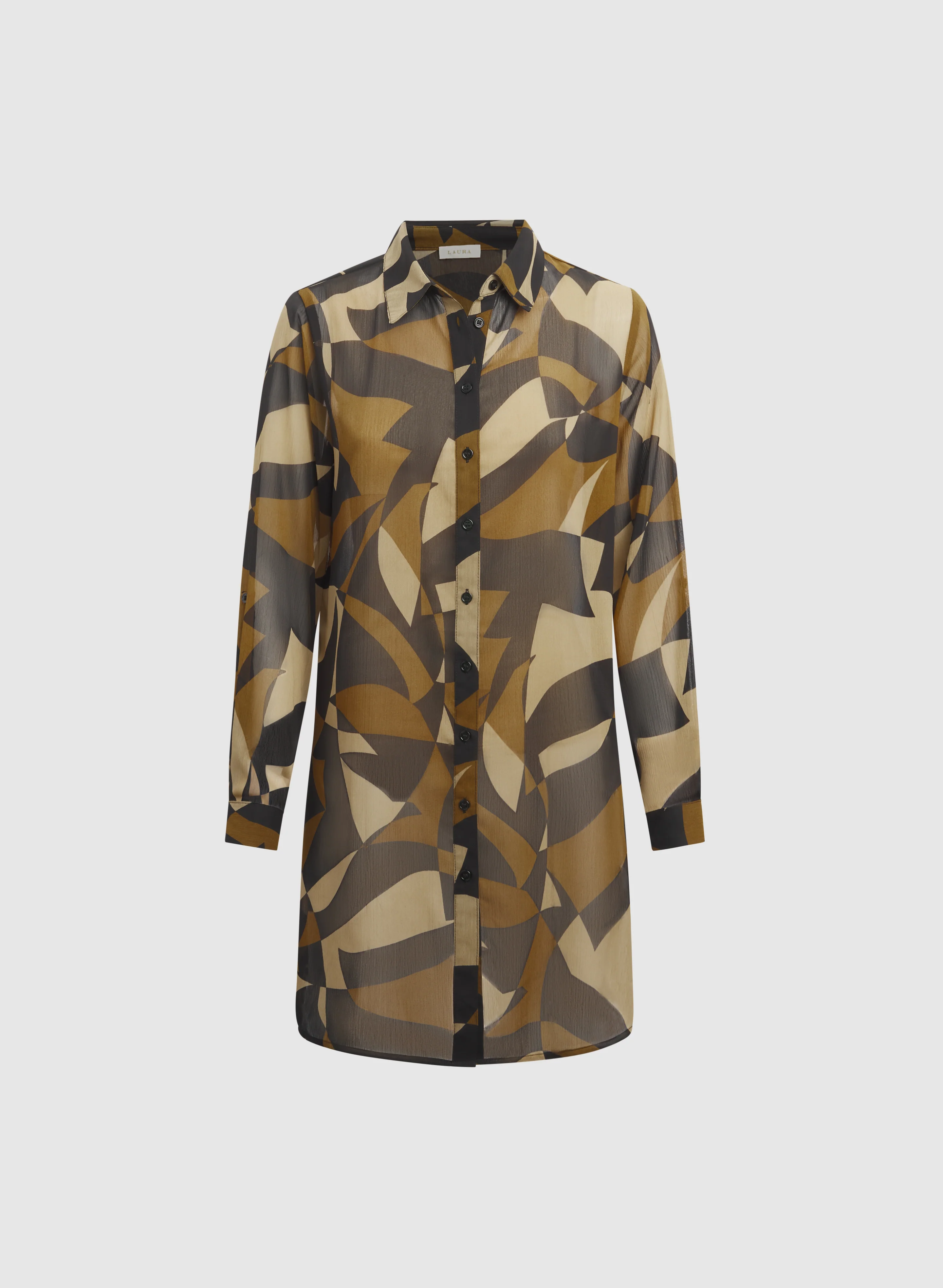Printed Long Blouse - Image 6