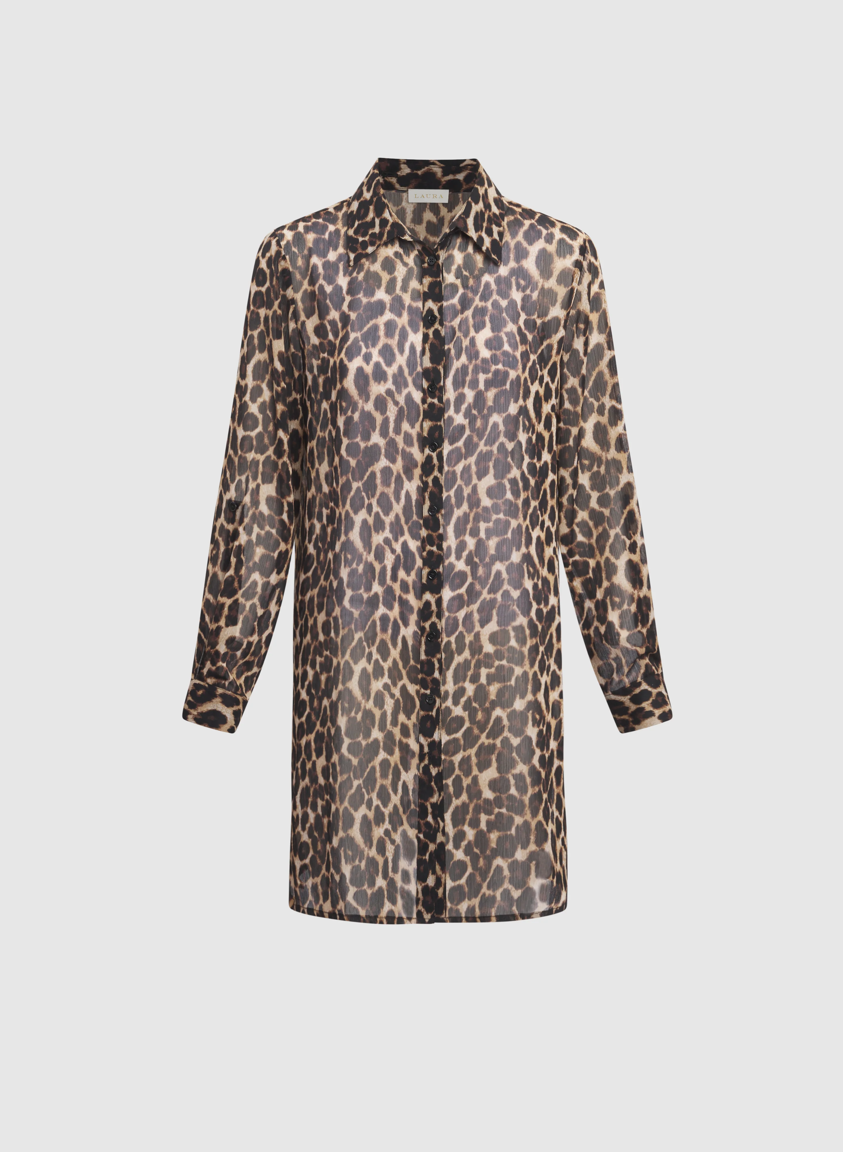 Printed Long Blouse - Image 5