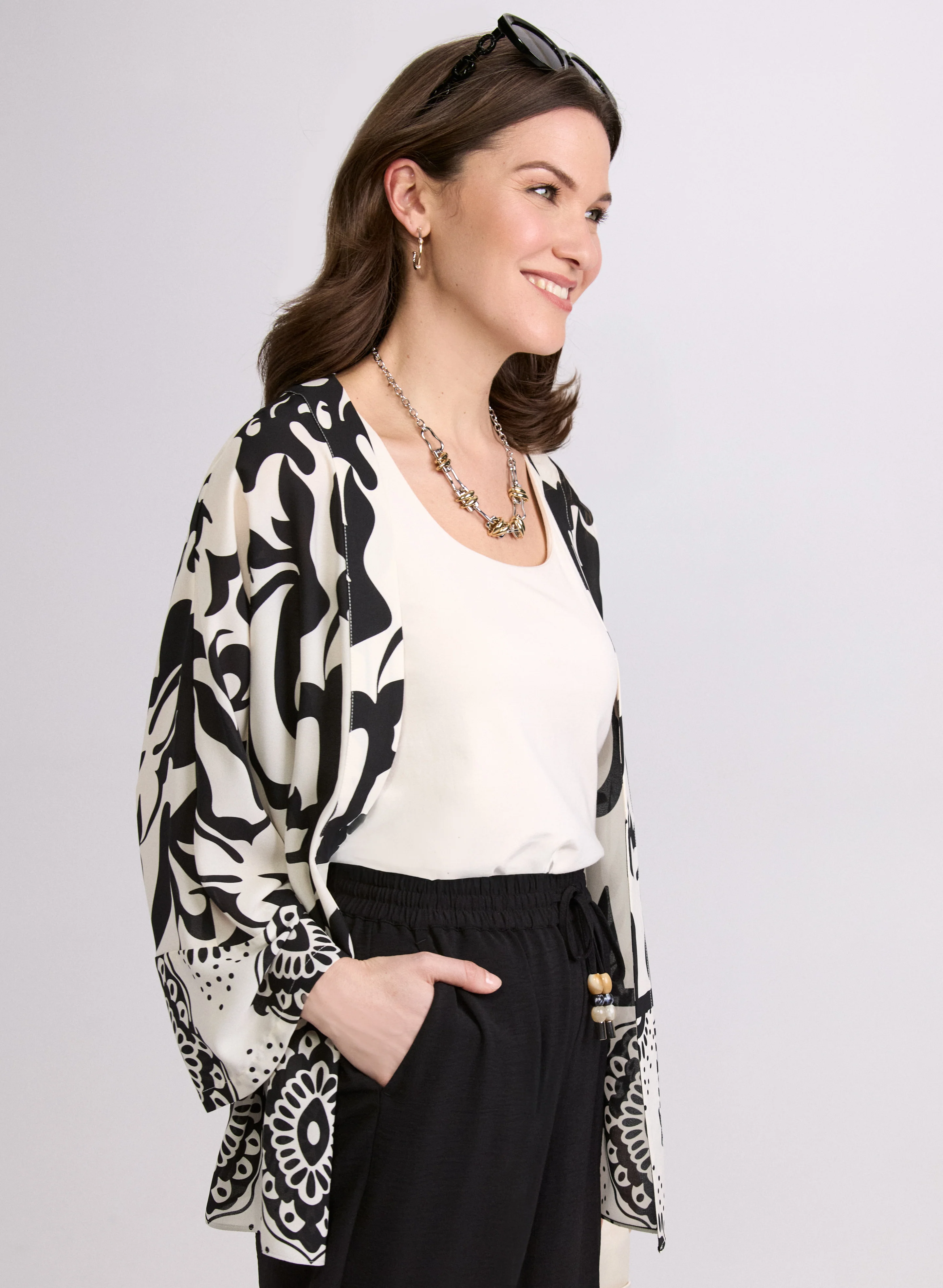 Printed Open Tunic - Image 5