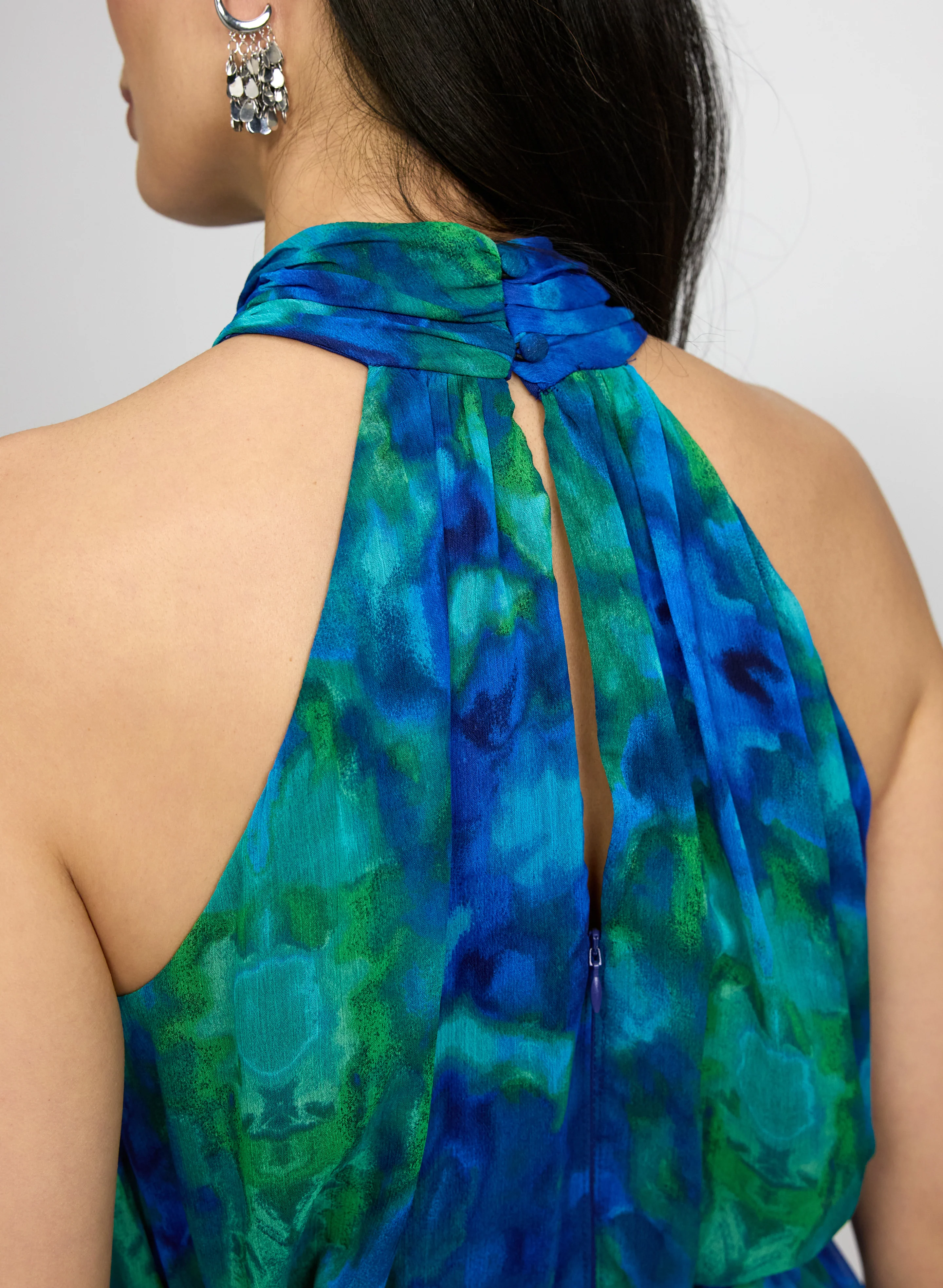 Printed Wide-Leg Jumpsuit - Image 7