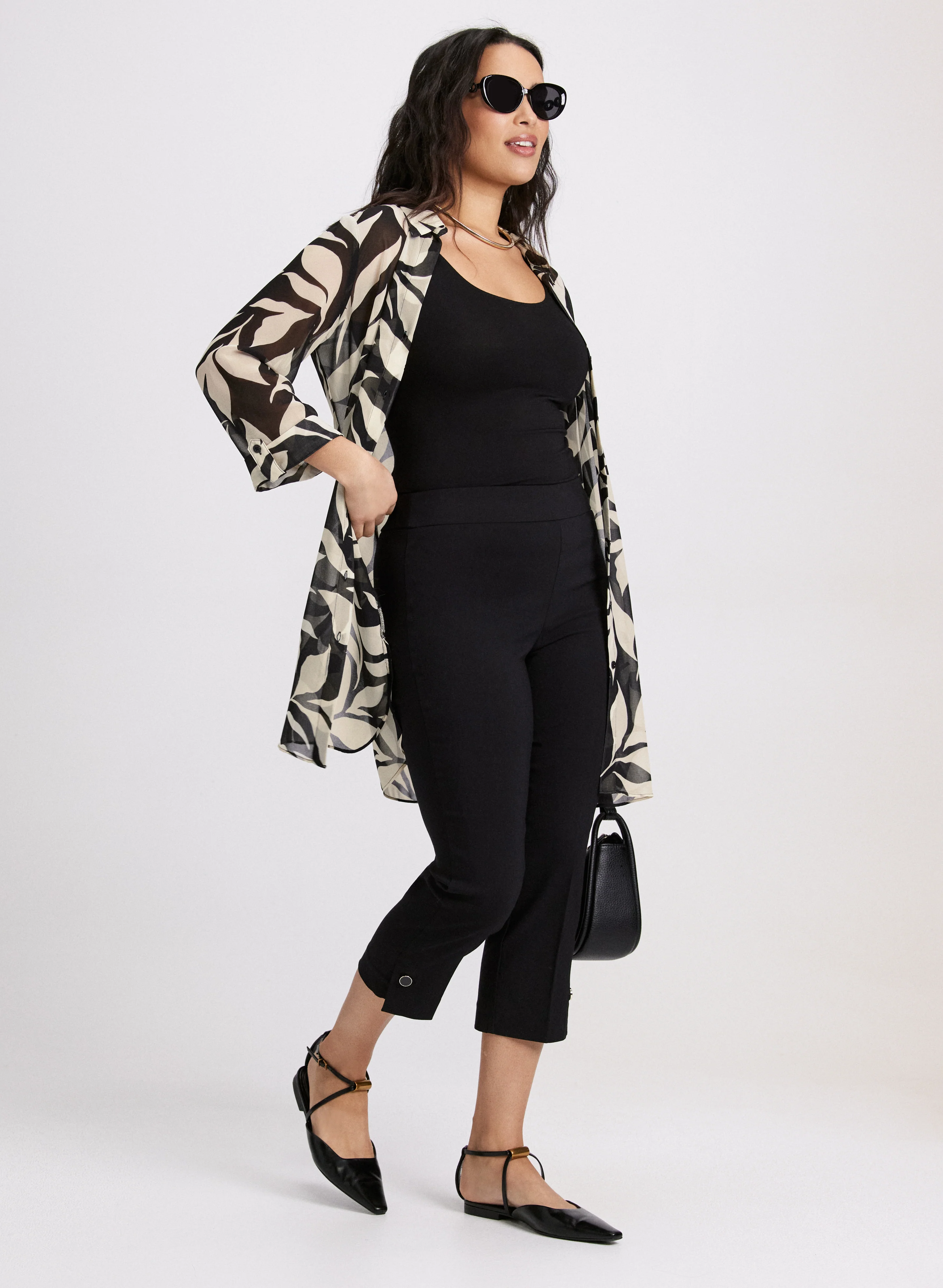 Pull-On Bengaline Capris - Image 5