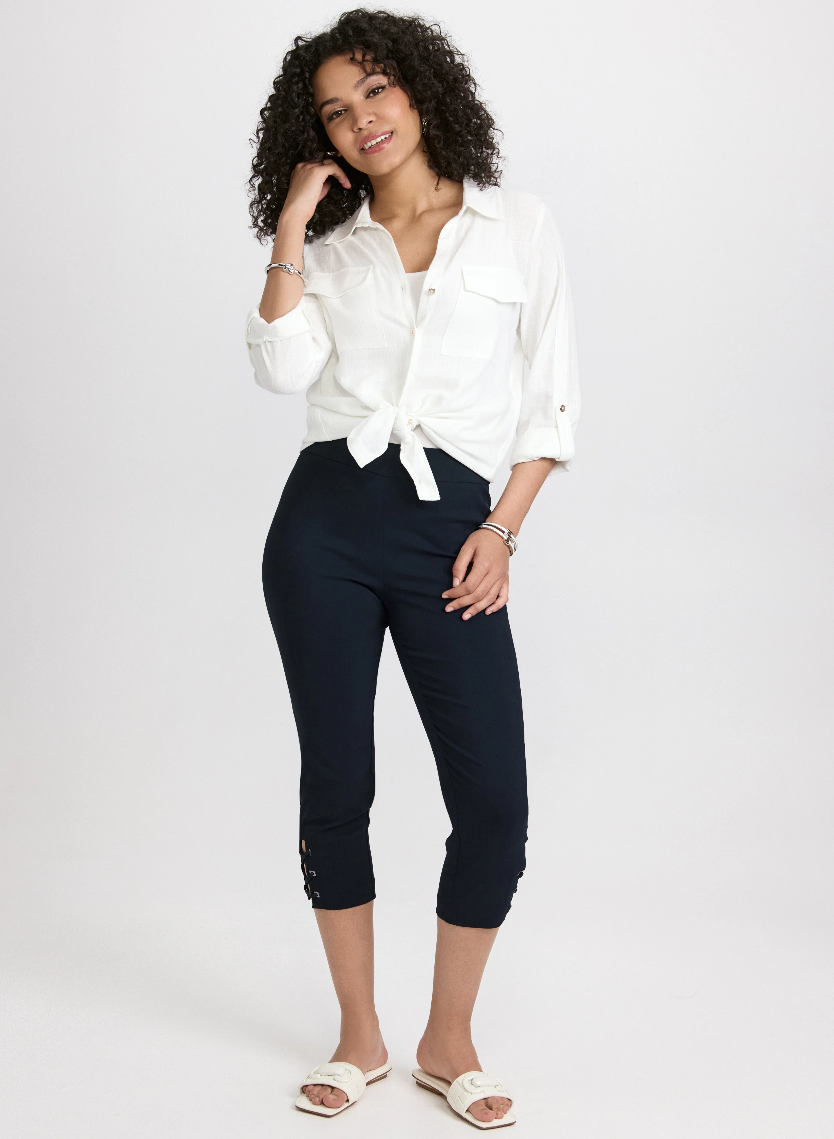 Pull-On Bengaline Capris - Image 3