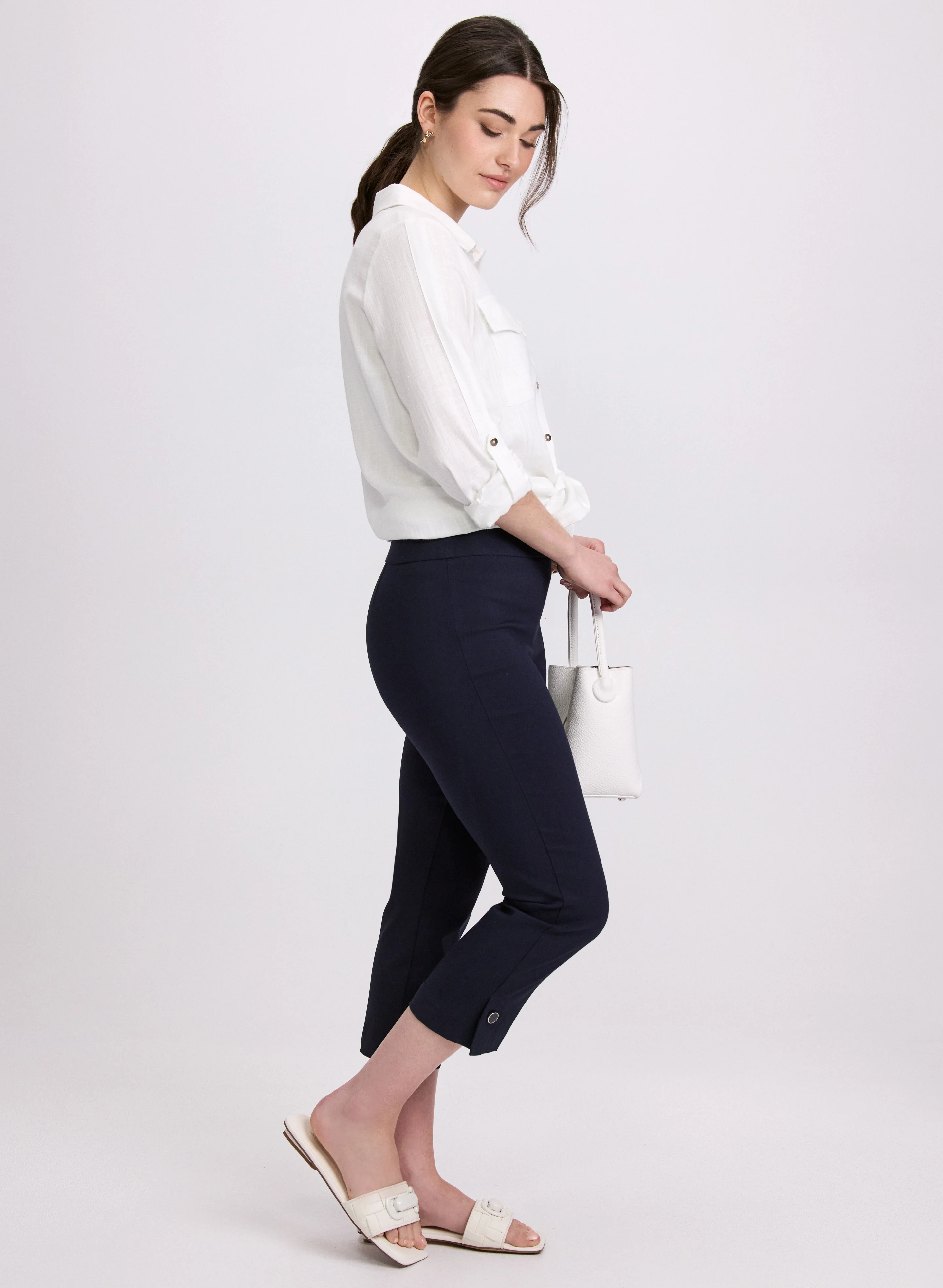 Pull-On Bengaline Capris - Image 5