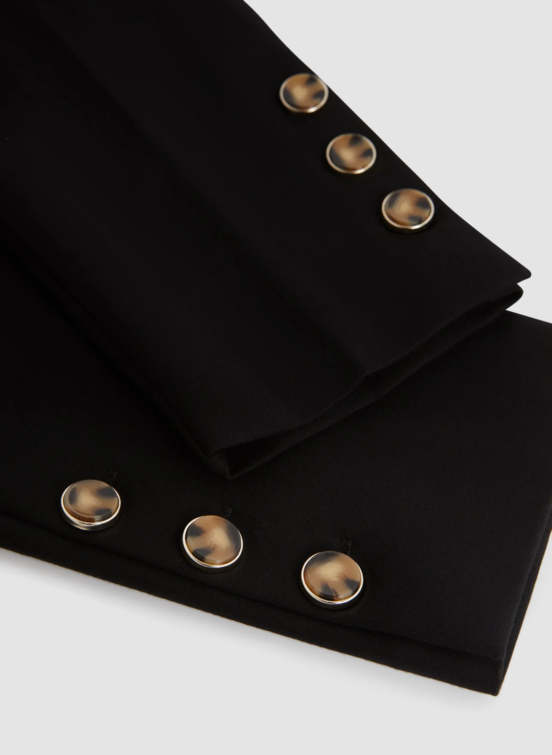 Pull-On Button Detail Pants - Image 7