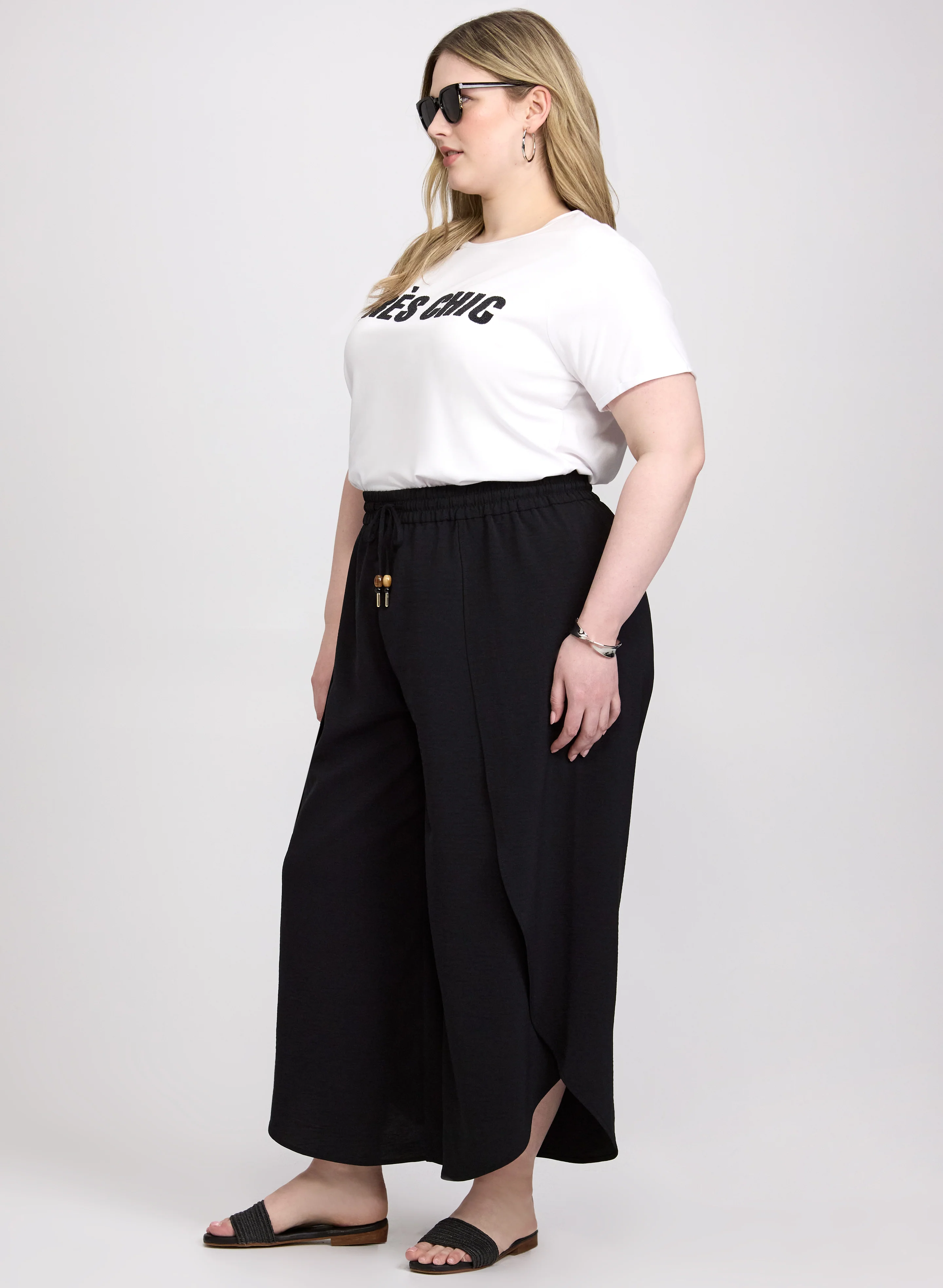 Wide-Leg Pull-On Capris - Image 5