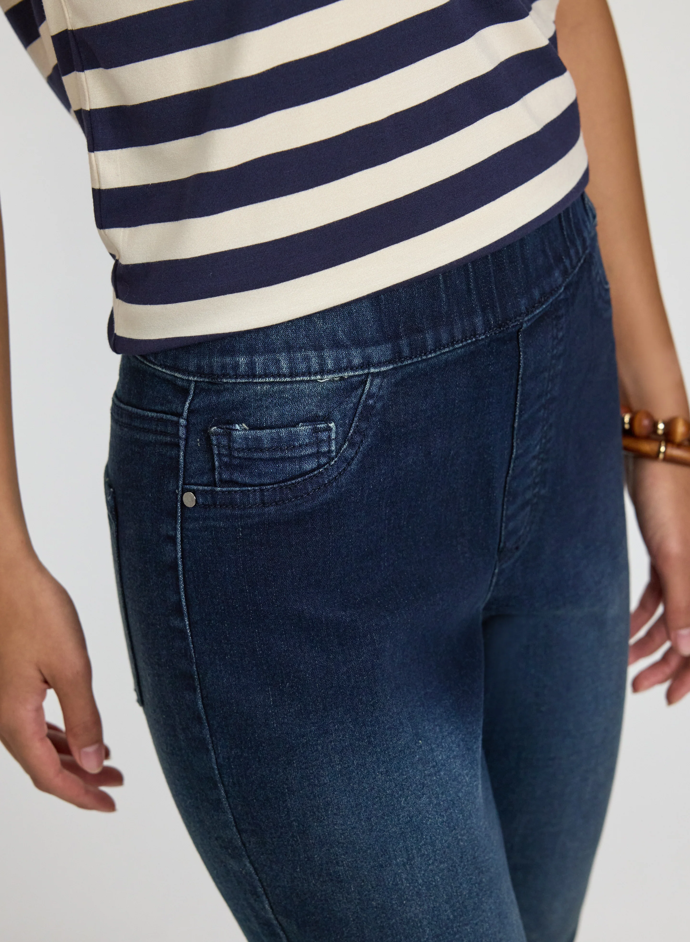 Pull-On Denim Capris - Image 2