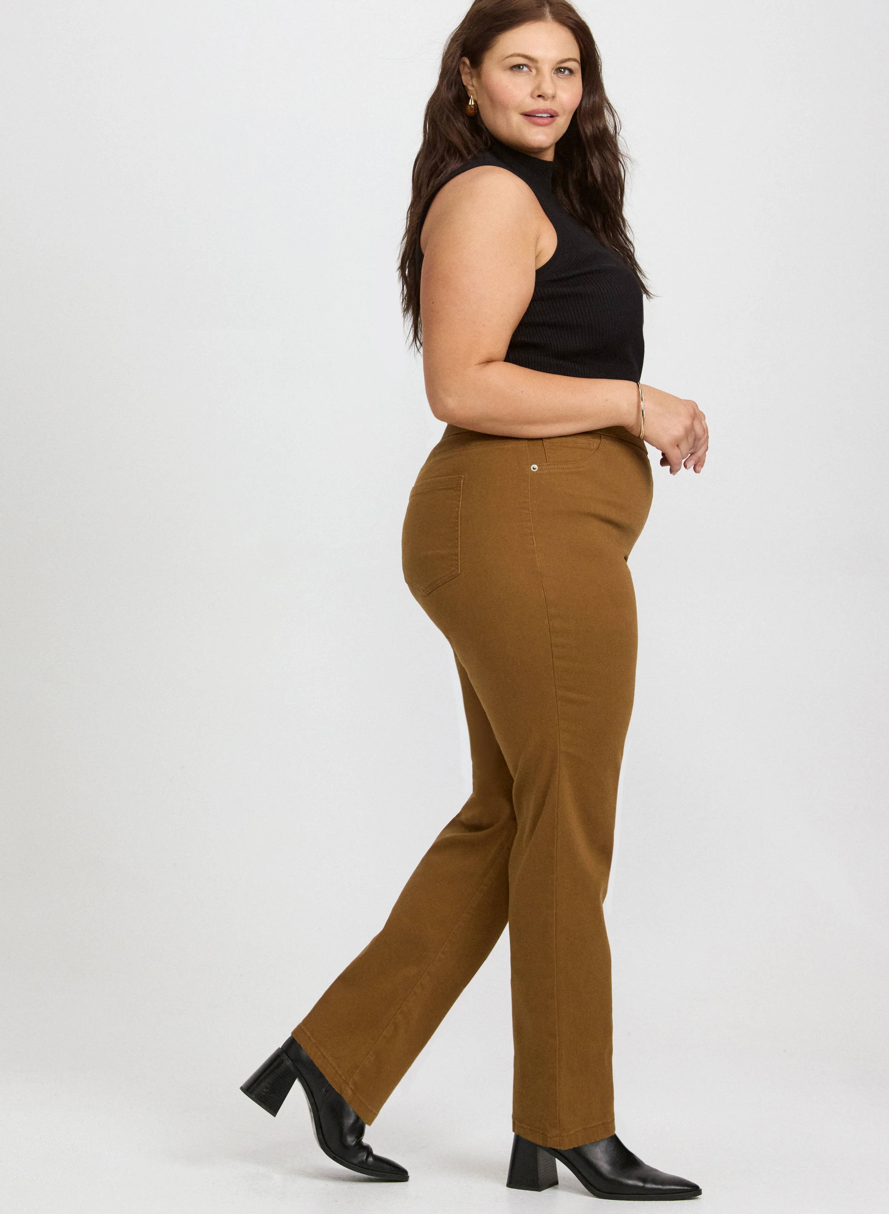 Pull-On Denim Pants - Image 10