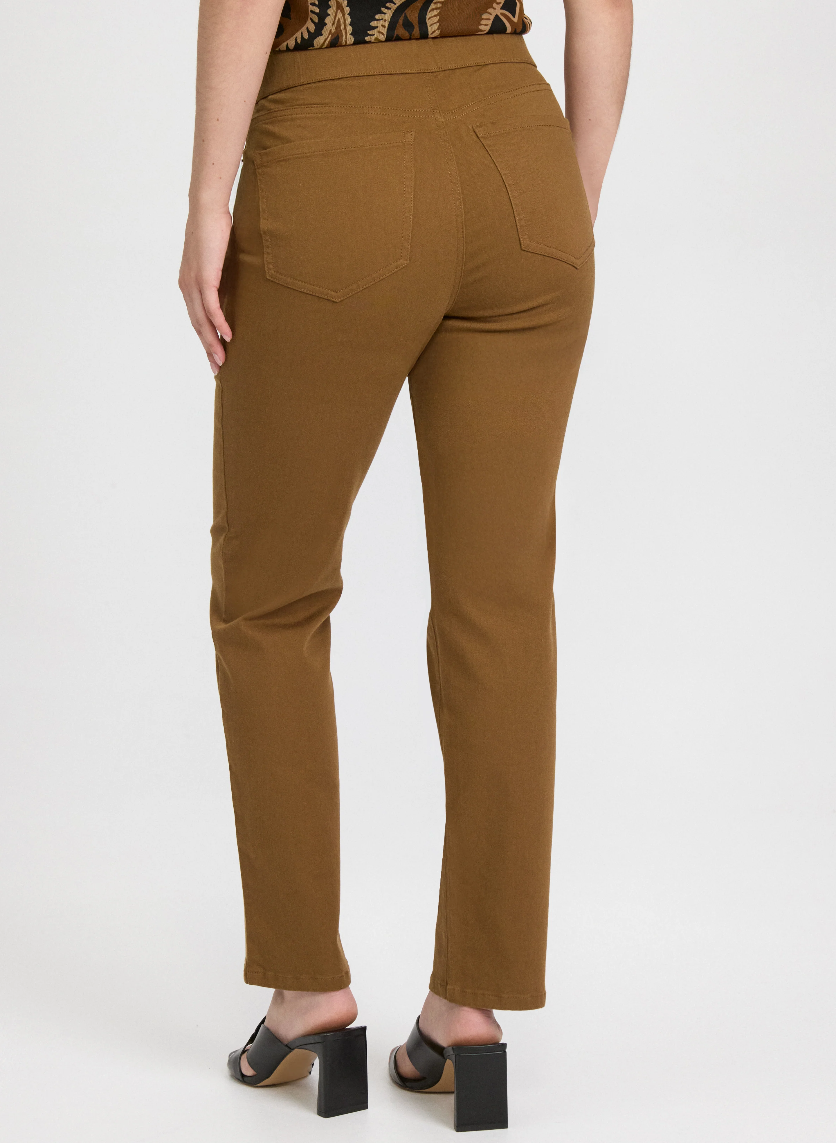 Pull-On Denim Pants - Image 2