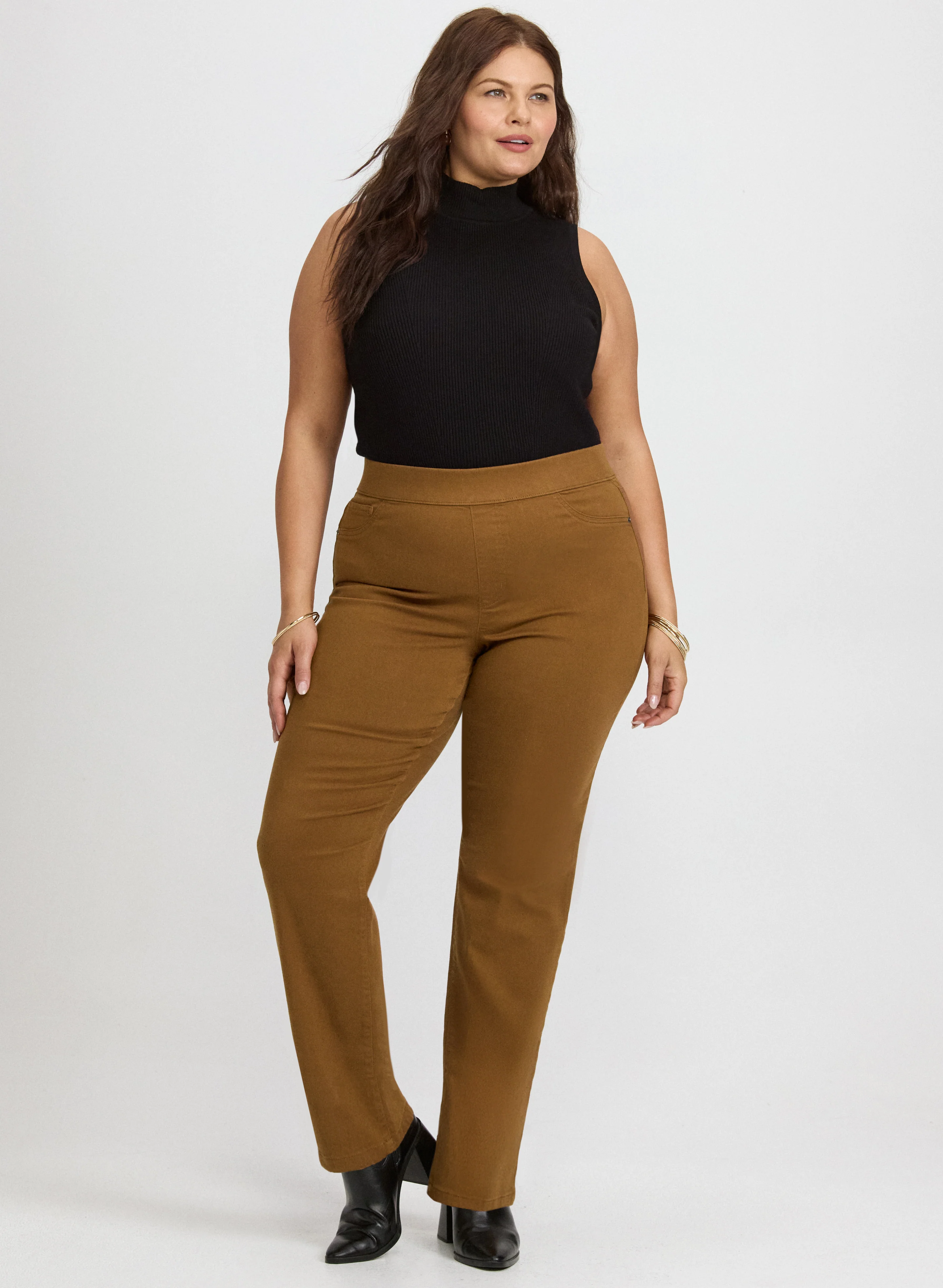 Pull-On Denim Pants - Image 6